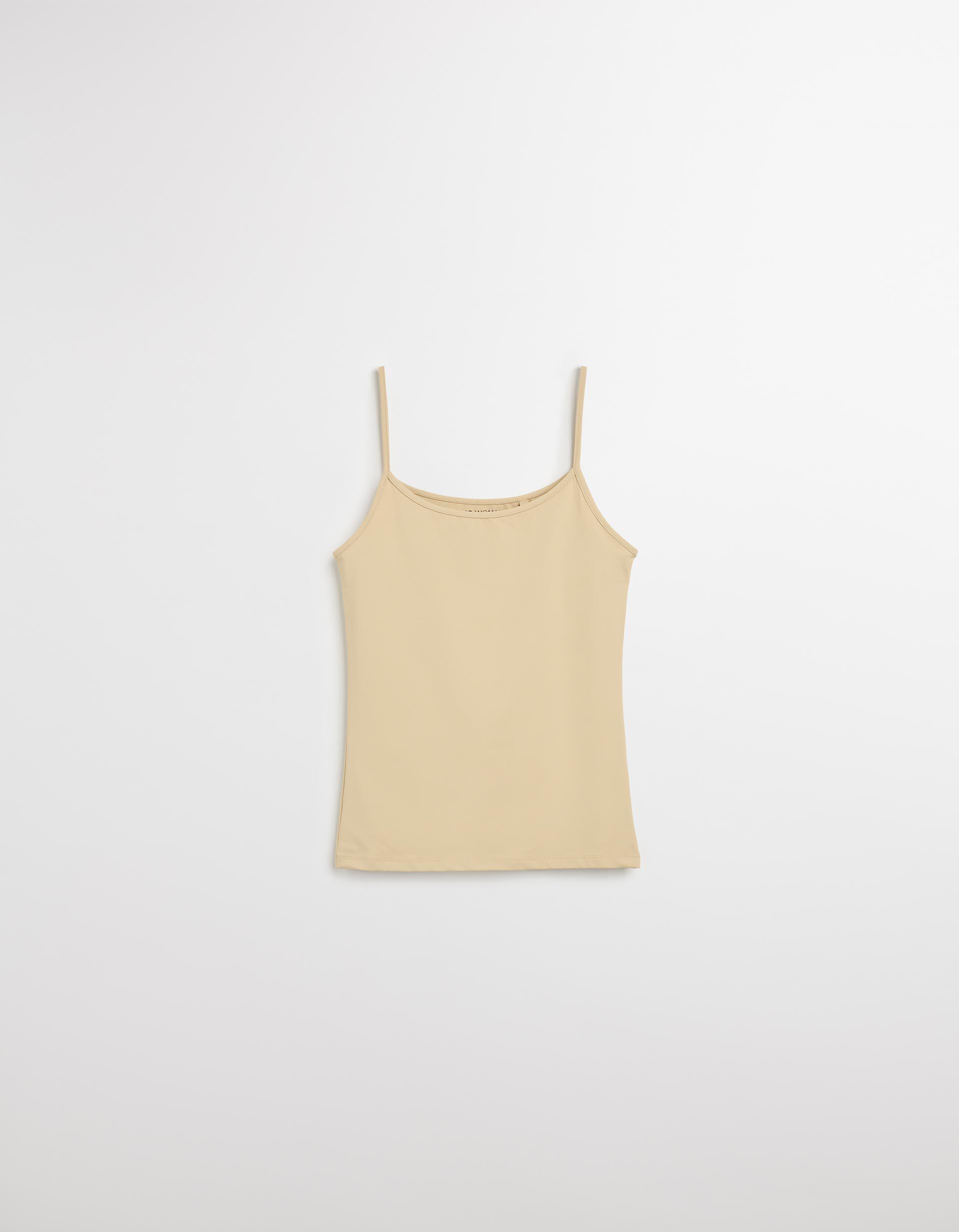 Comprar Online Top, Mulher, Bege Claro 