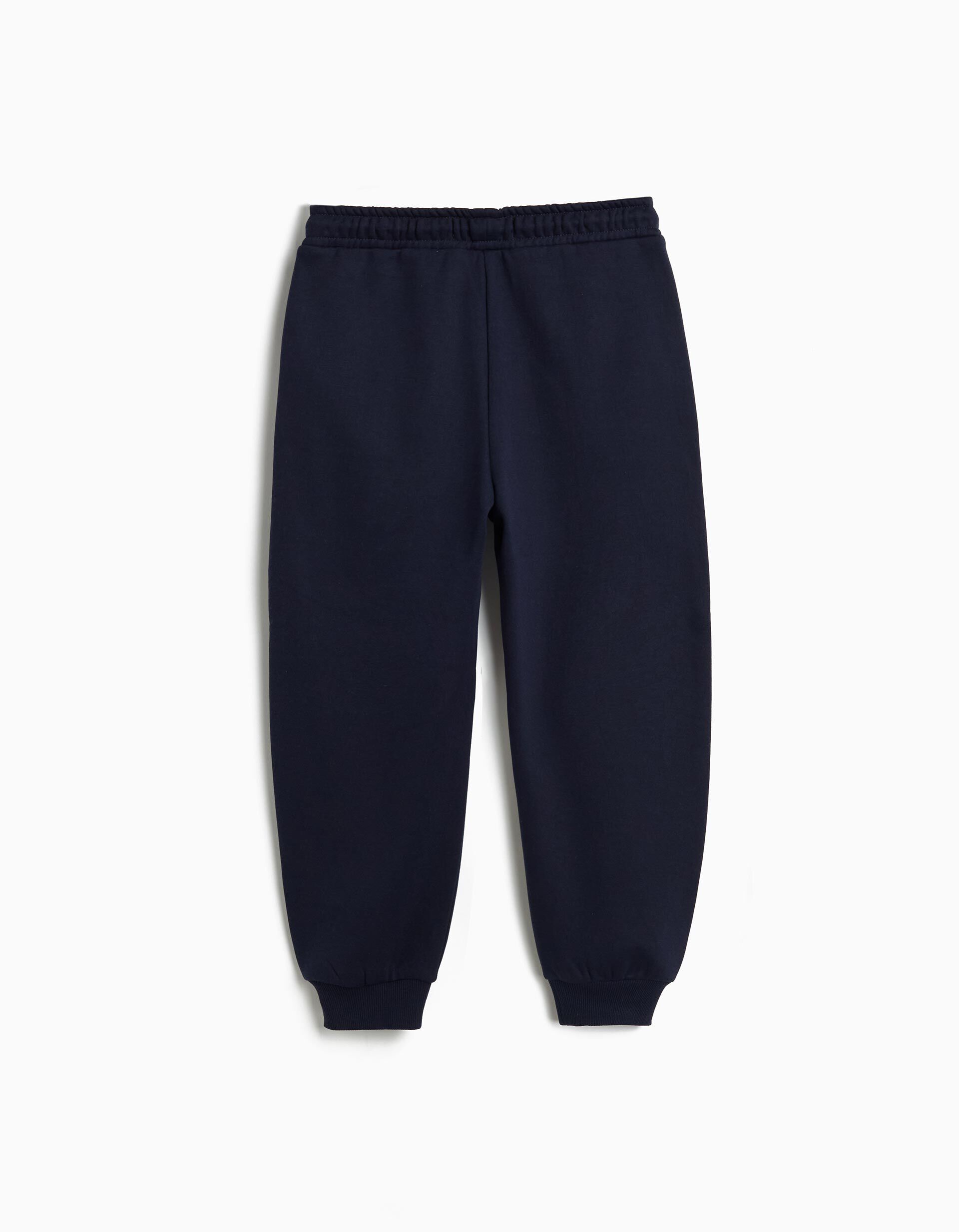 Comprar Online Cal&ccedil;as Jogging de Felpa, Menino, Azul Escuro