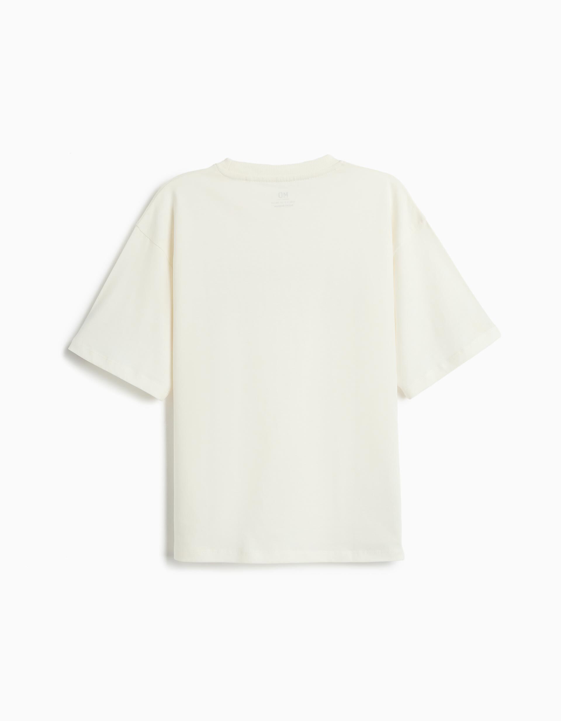 Comprar Online T-shirt Estampada 'Loose Fit', Menino, Branco