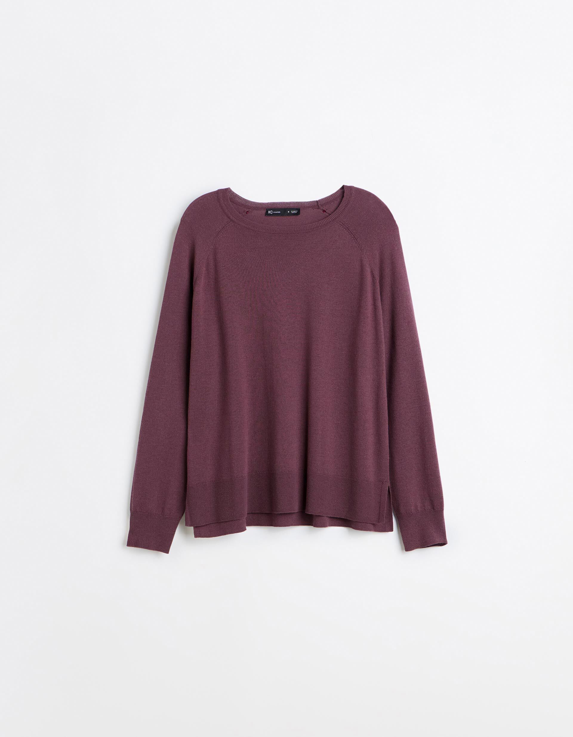 Comprar Online Sweater De Manga Comprida, Mulher, Roxo Escuro