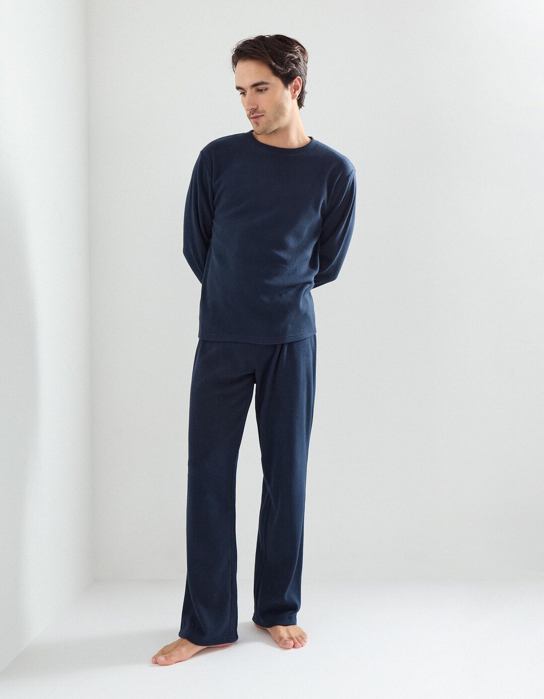 Pijama Polar, Homem, Azul Escuro