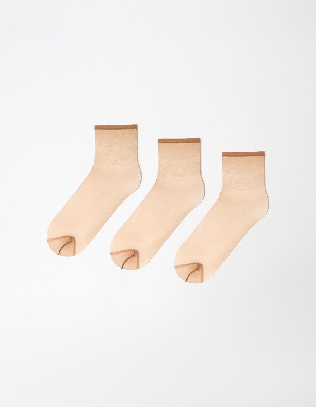 Pack 3 Pares Meias 20DEN 'DIM', Mulher, Bege