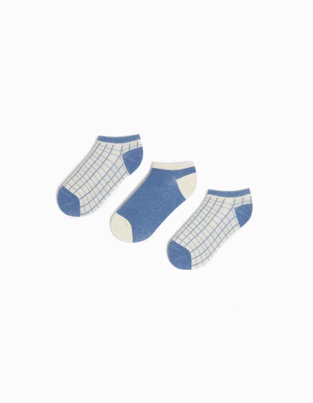 Pack 3 Pairs of Ankle Socks, Boys, Multicolor
