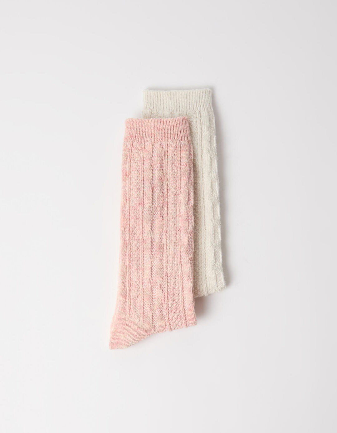 Pack 2 Pares De Meias, Mulher, Cru
