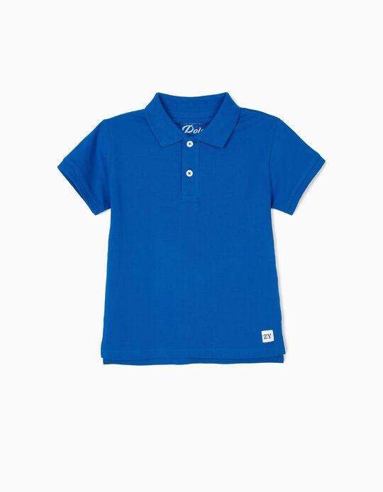 Polo para Menino, Azul