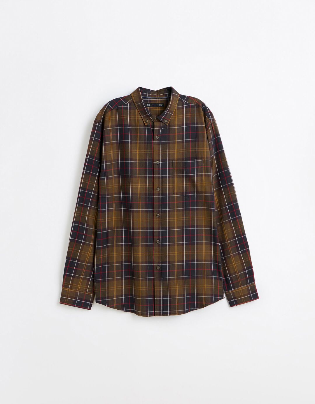 Camisa Xadrez, Homem, Castanho
