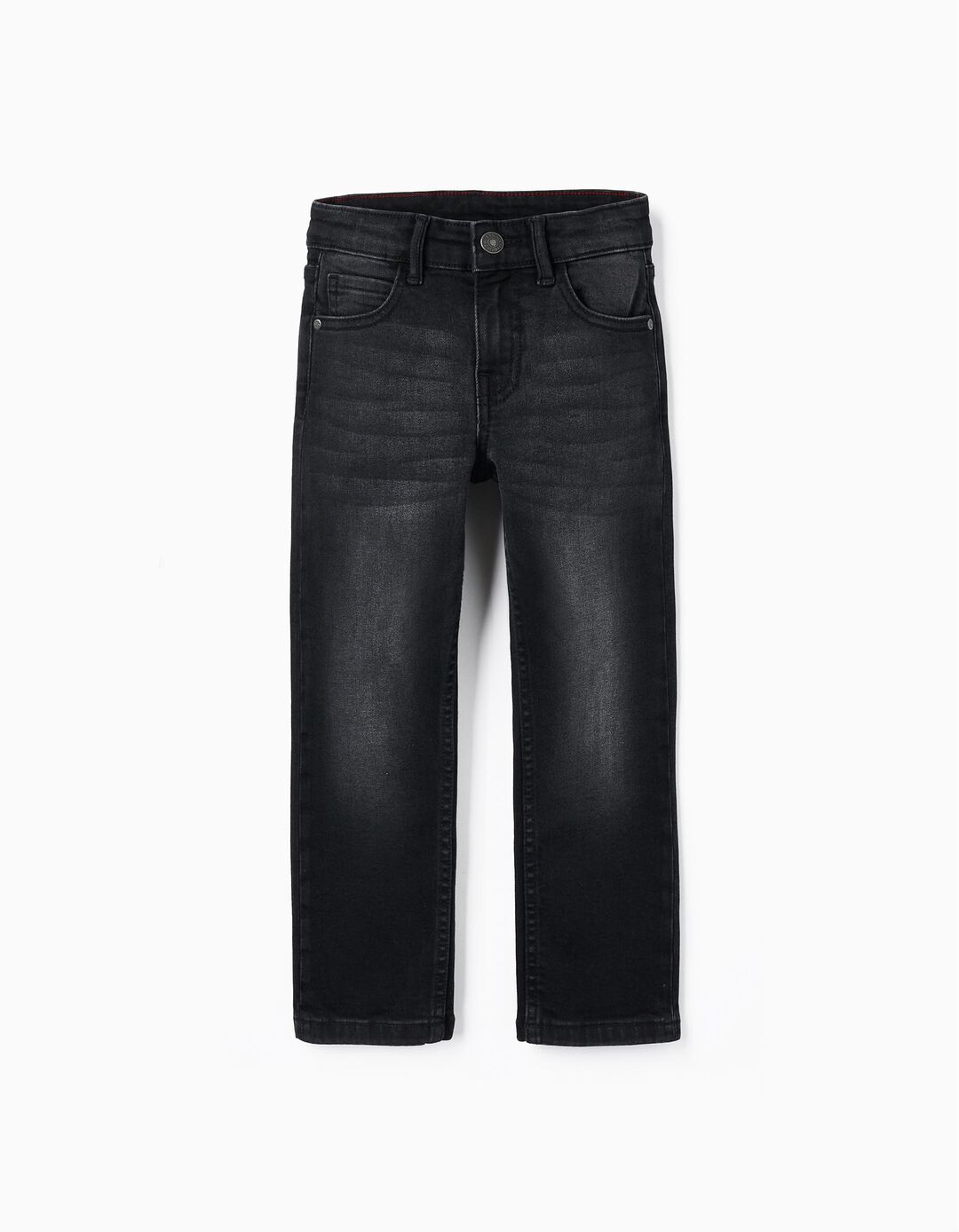 Straight Fit Jeans for Boys, Black