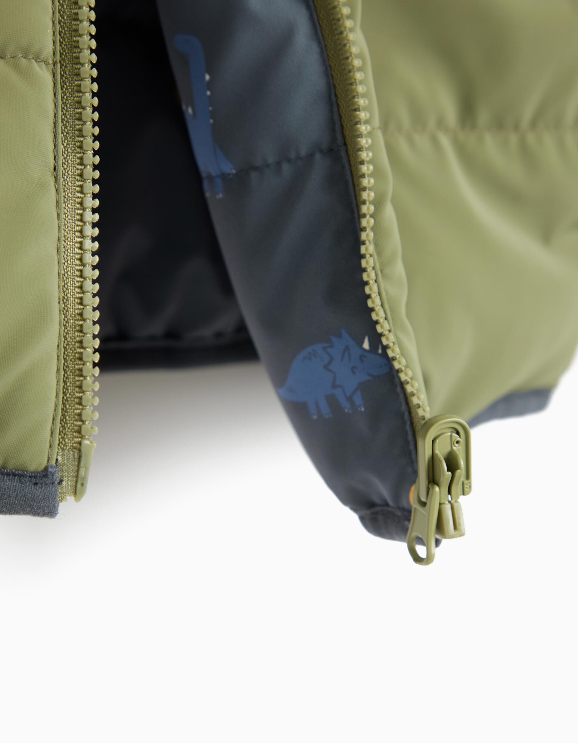Comprar Online Casaco Acolchoado Revers&iacute;vel, Menino, Verde Escuro