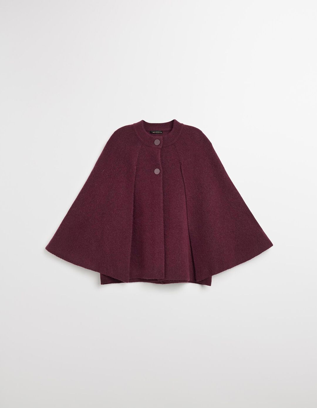Capa de Malha, Mulher, Vermelho Escuro