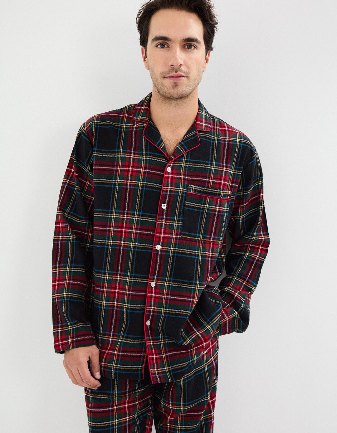 Pijama Flanela Natal, Homem, Multicor 