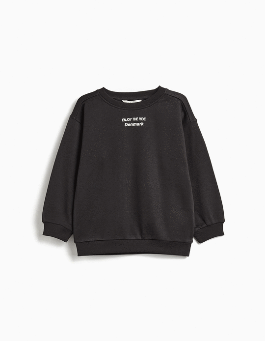 Comprar Online Sweatshirt de Felpa, Menino, Cinzento Escuro