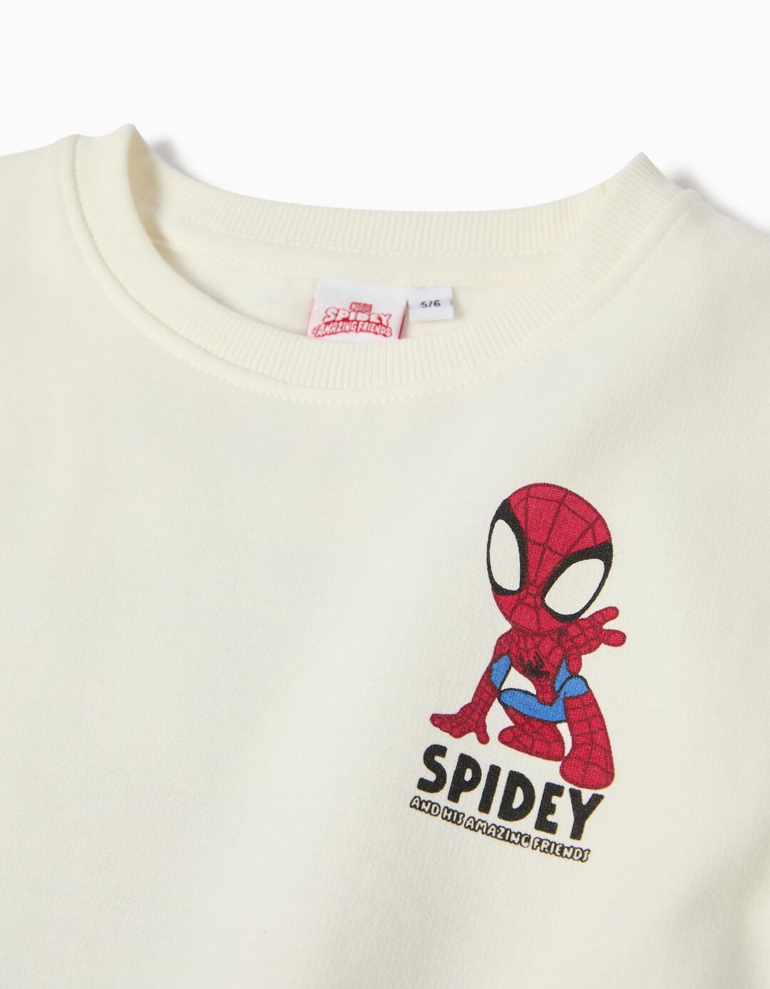 Sweatshirt de Felpa 'Spider-Man', Menino, Branco