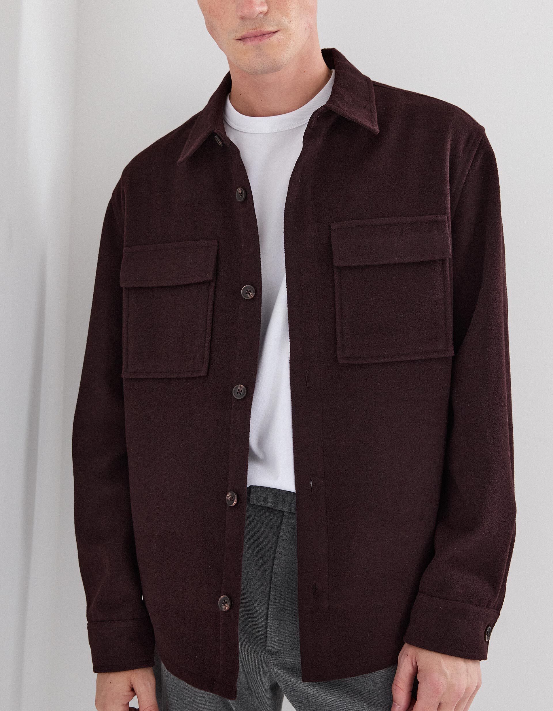 Comprar Online Sobrecamisa, Homem, Castanho