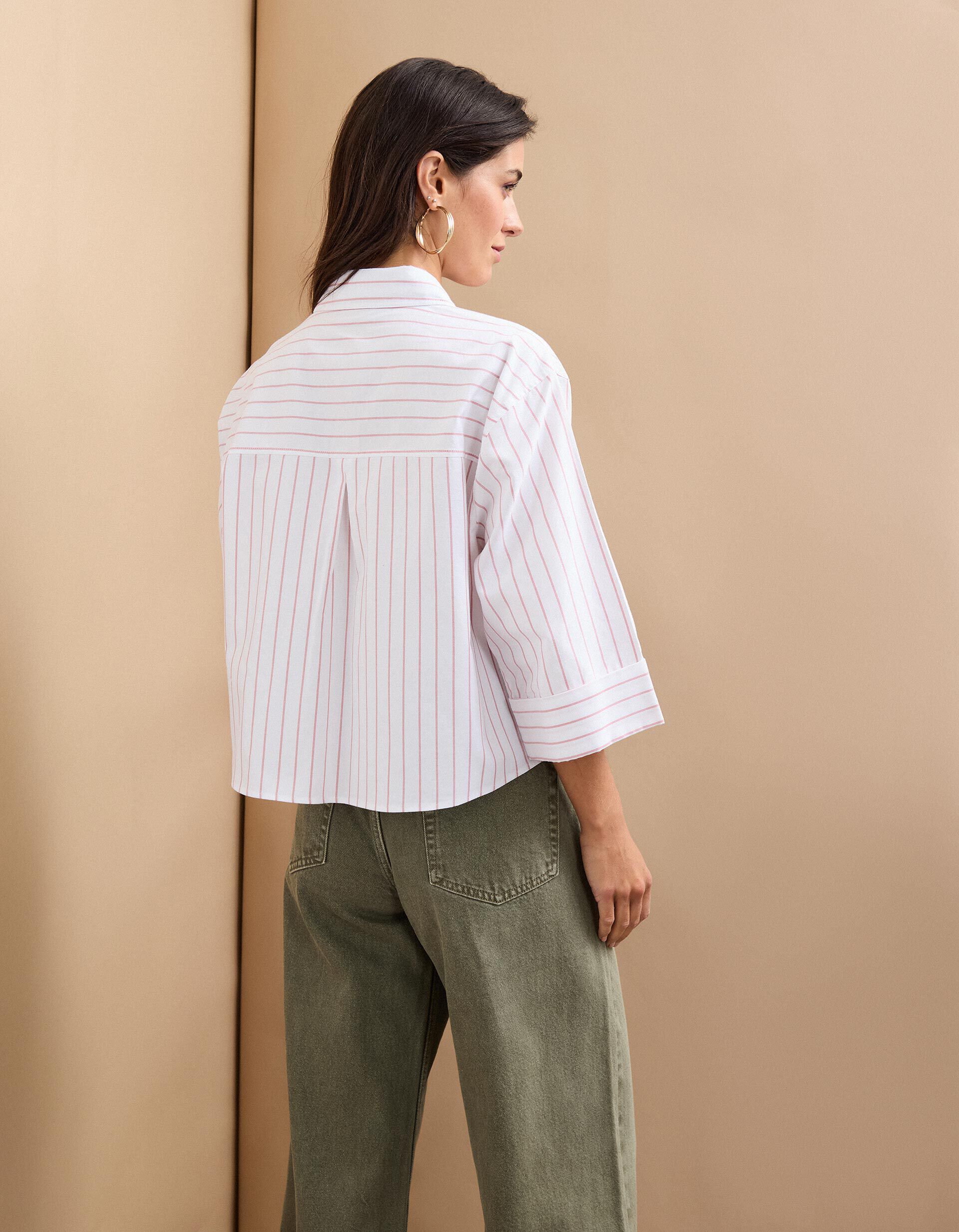 Comprar Online Camisa Oxford &agrave;s Riscas, Mulher, Erosa