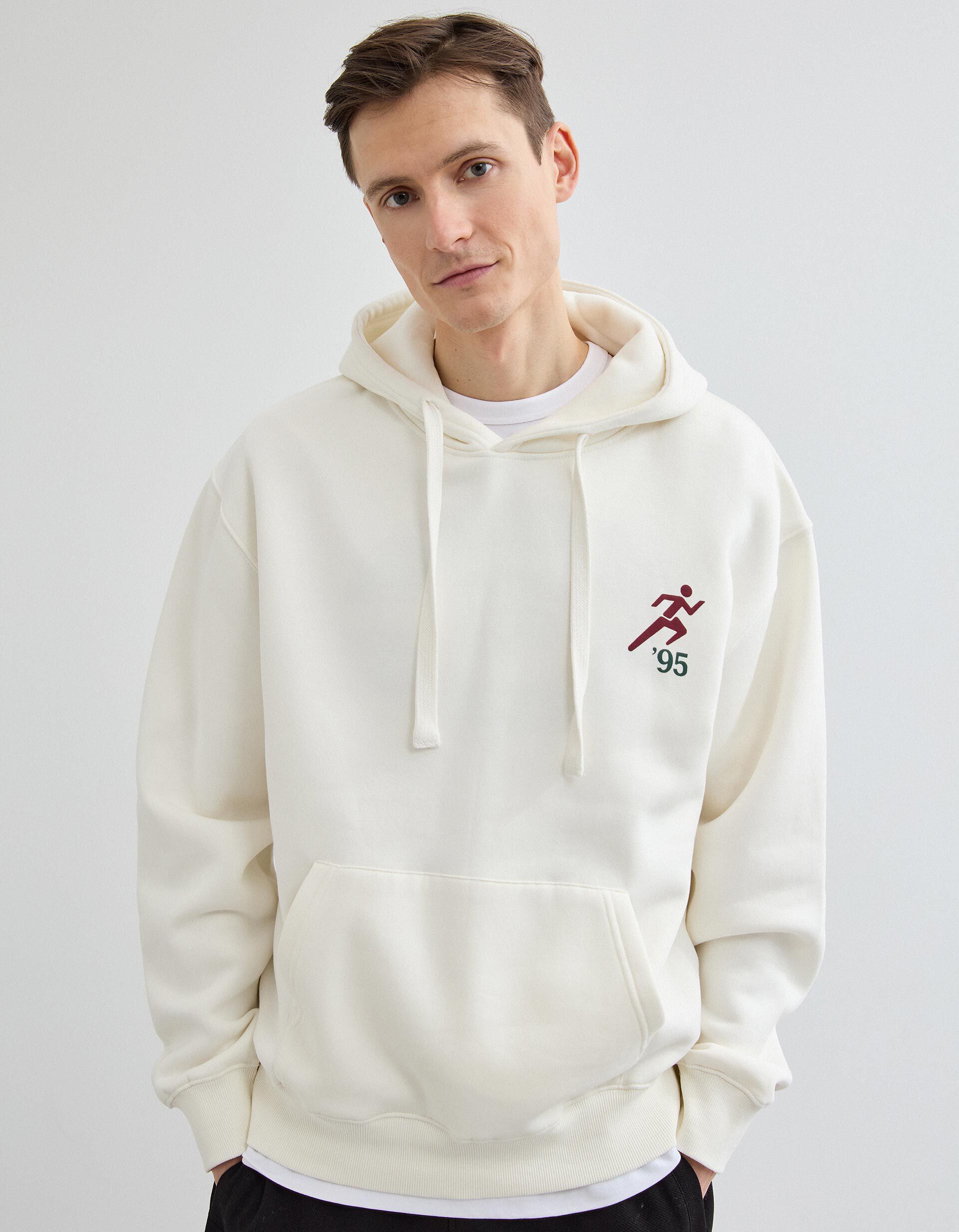Comprar Online Sweatshirt Capuz, Homem, Branco