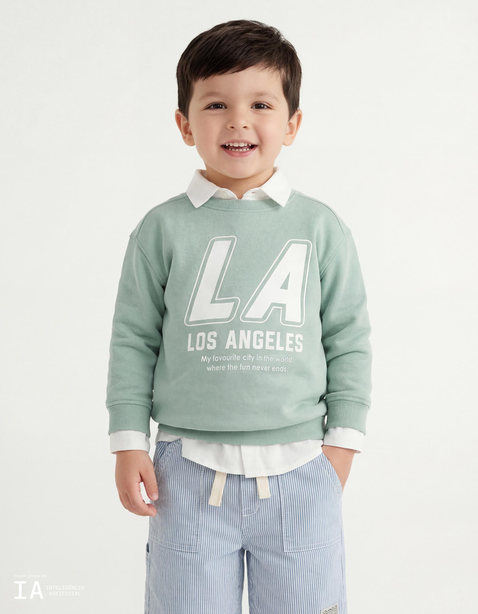 Comprar Online Sweatshirt, Menino, Verde Claro
