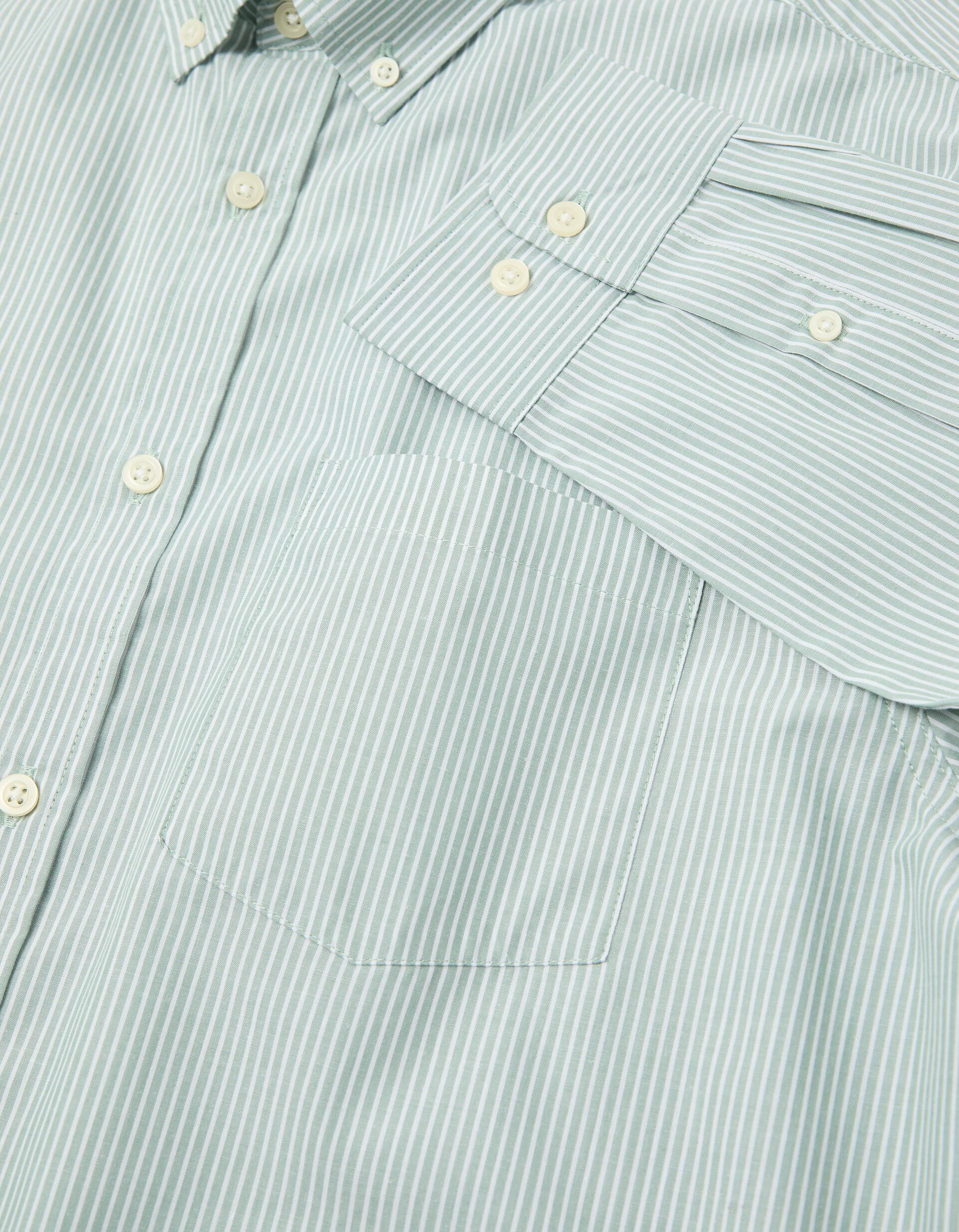 Comprar Online Camisa Riscas, Homem, Verde