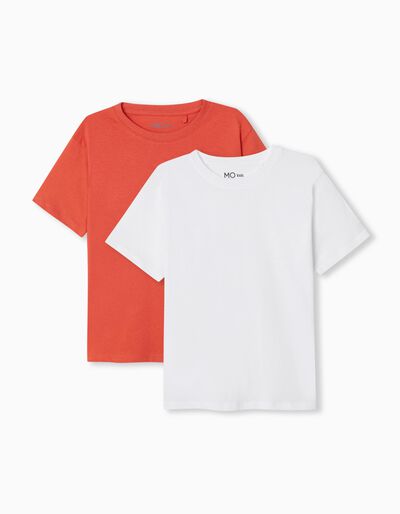 2 T-shirts Pack, Boys, Multicolour