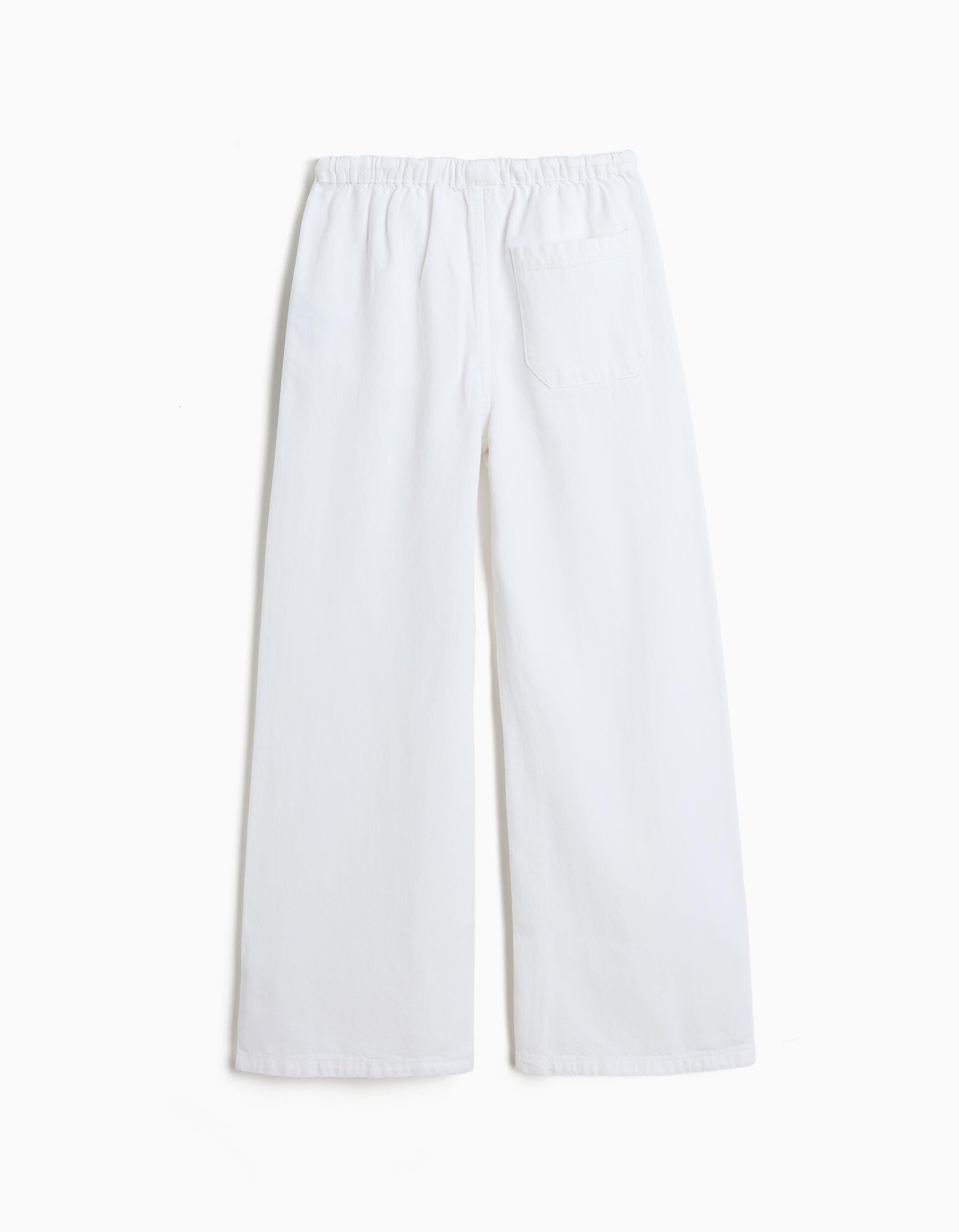 Comprar Online Cal&ccedil;as de Ganga 'Wide Leg', Menina, Branco