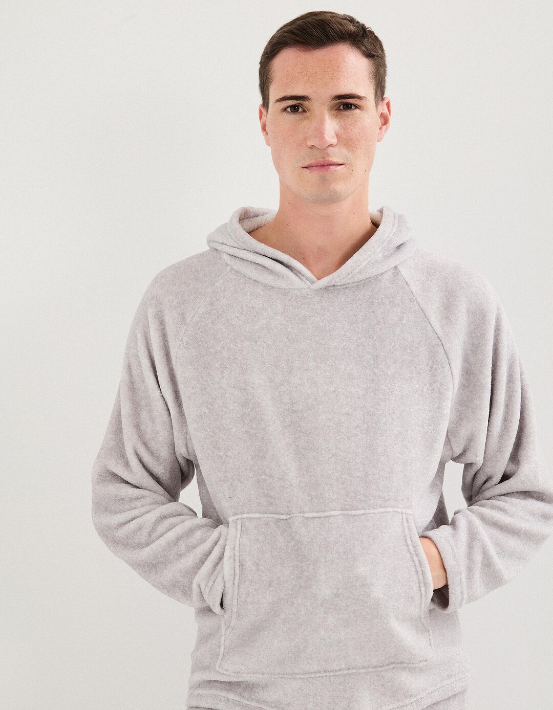 Pijama, Homem, Cinzento