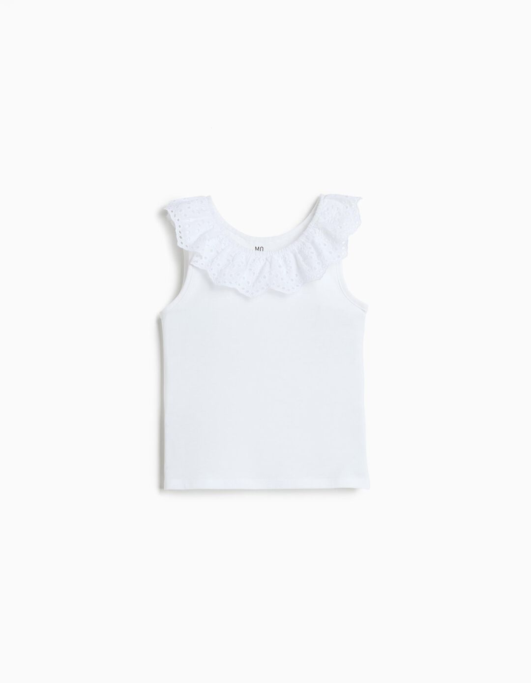 Top, Menina, Branco