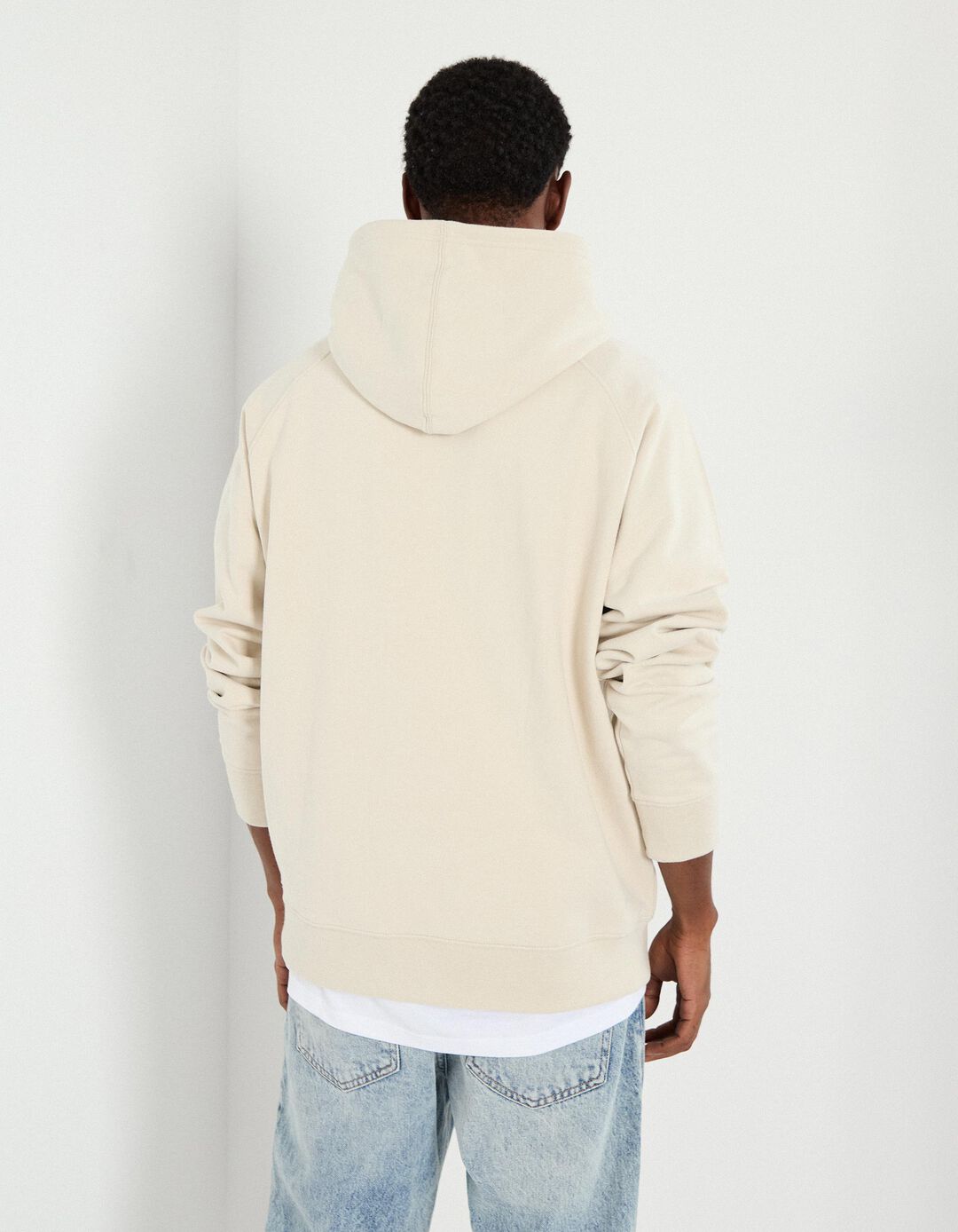 Sweatshirt com Capuz, Homem, Cinzento Claro