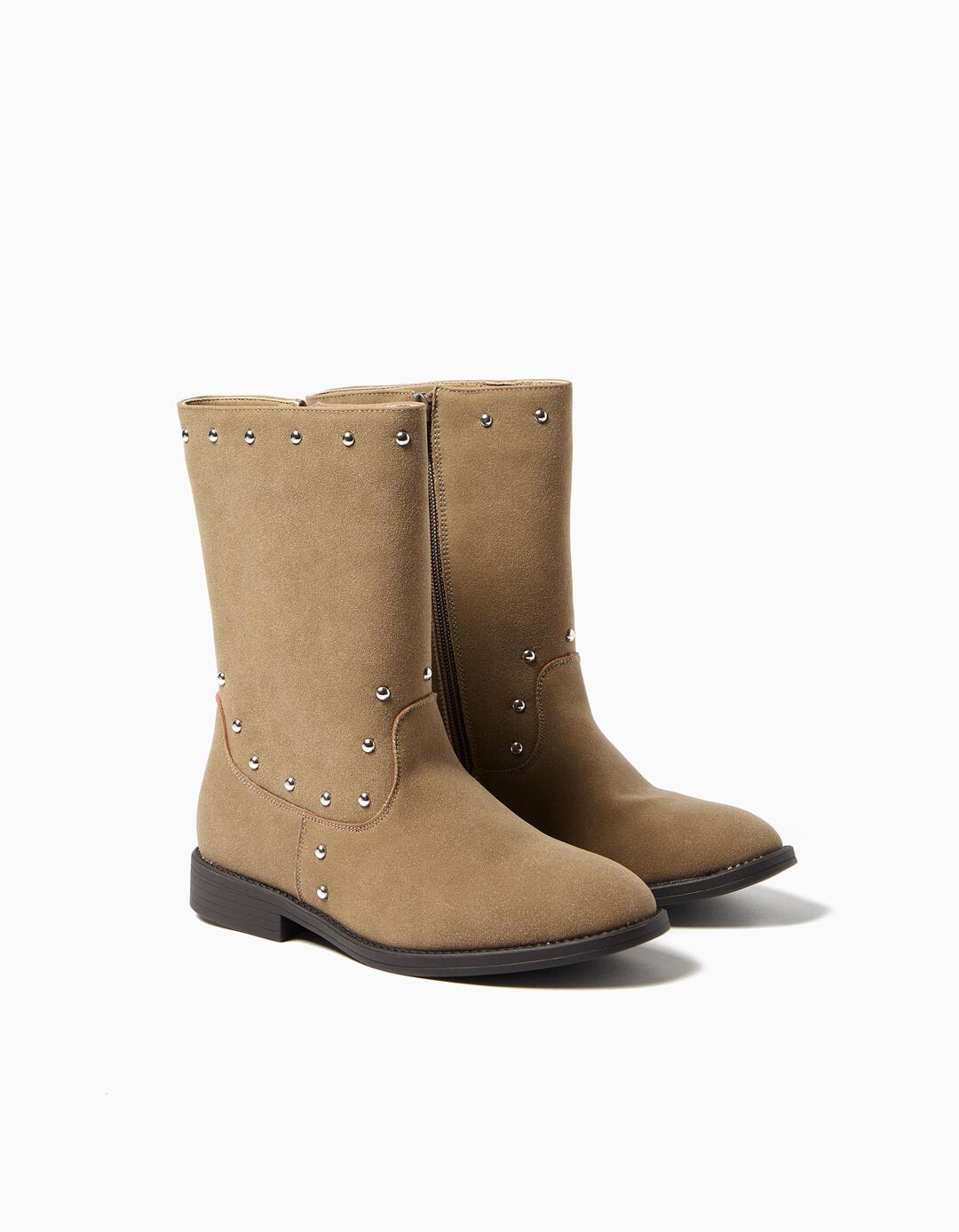Botas, Menina, Bege 