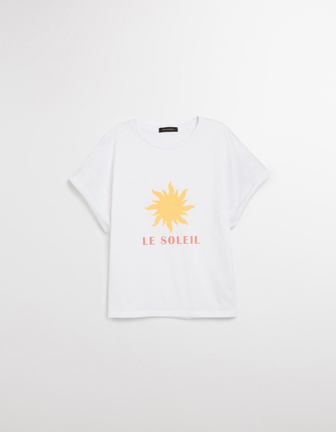 T-shirt Print, Mulher, Branco