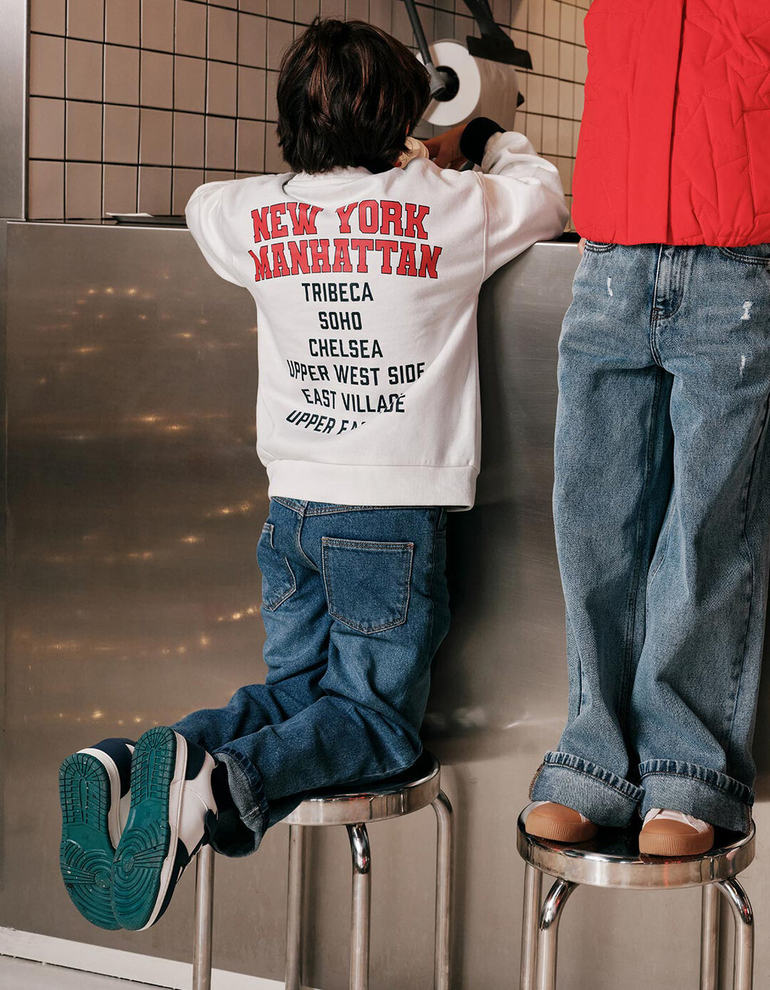 Sweatshirt de Felpa, Menino, Branco