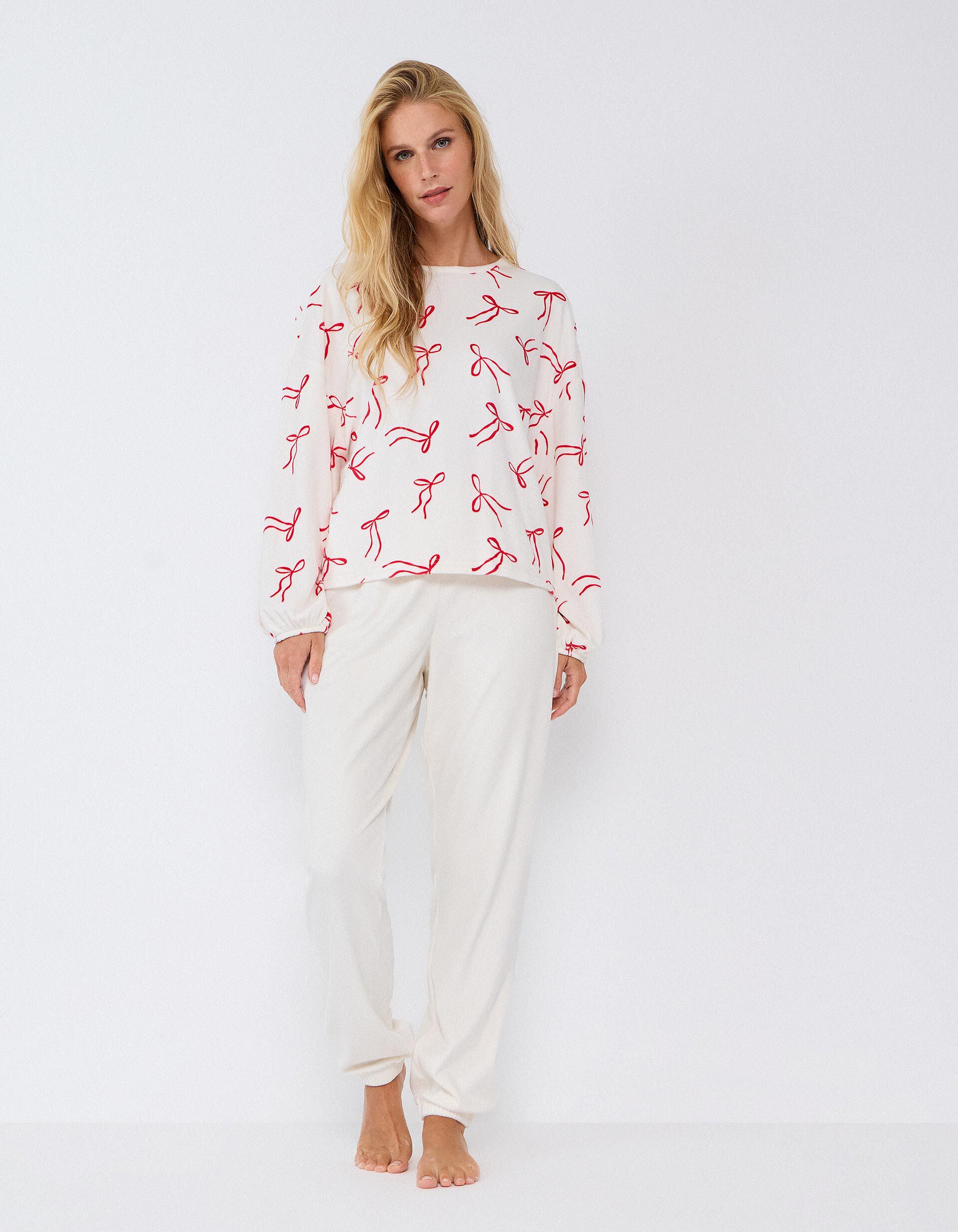 Comprar Online Pijama De Veludo, Mulher, Branco