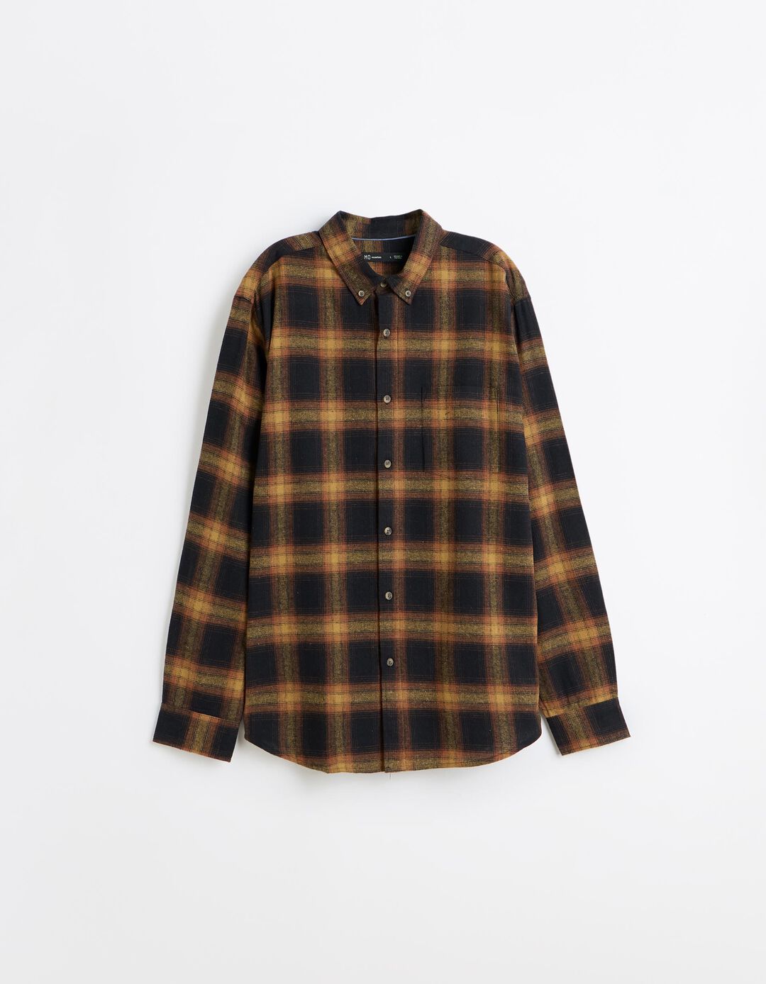 Camisa De Flanela Xadrez, Homem, Castanho
