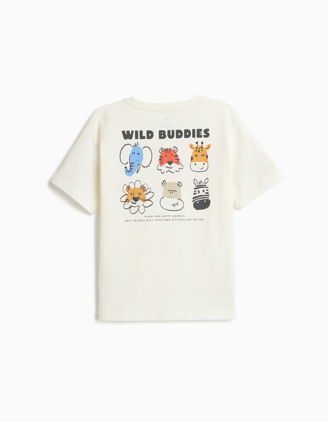 T-shirt com Bolso, Menino, Branco