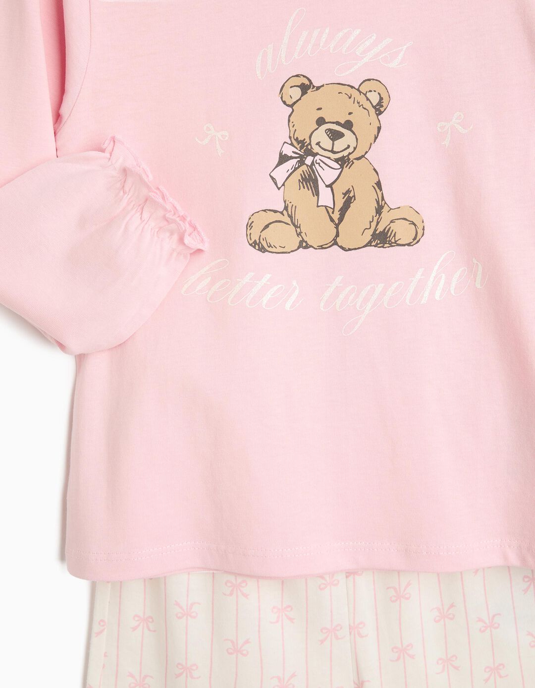 Pack 2 Pijamas, Menina, Rosa Claro