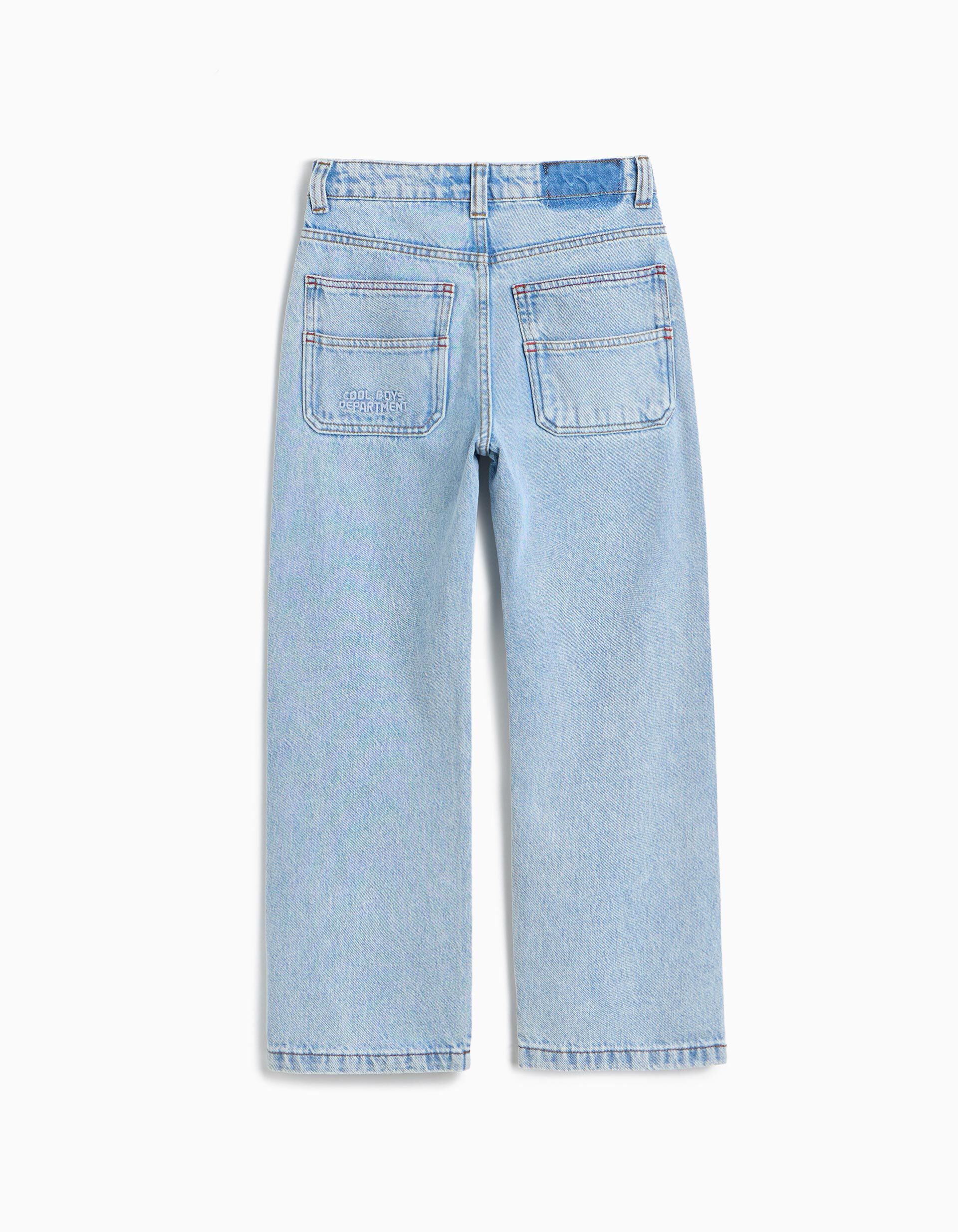 Comprar Online Cal&ccedil;as de Ganga Loose Fit, Menino, Azul Claro