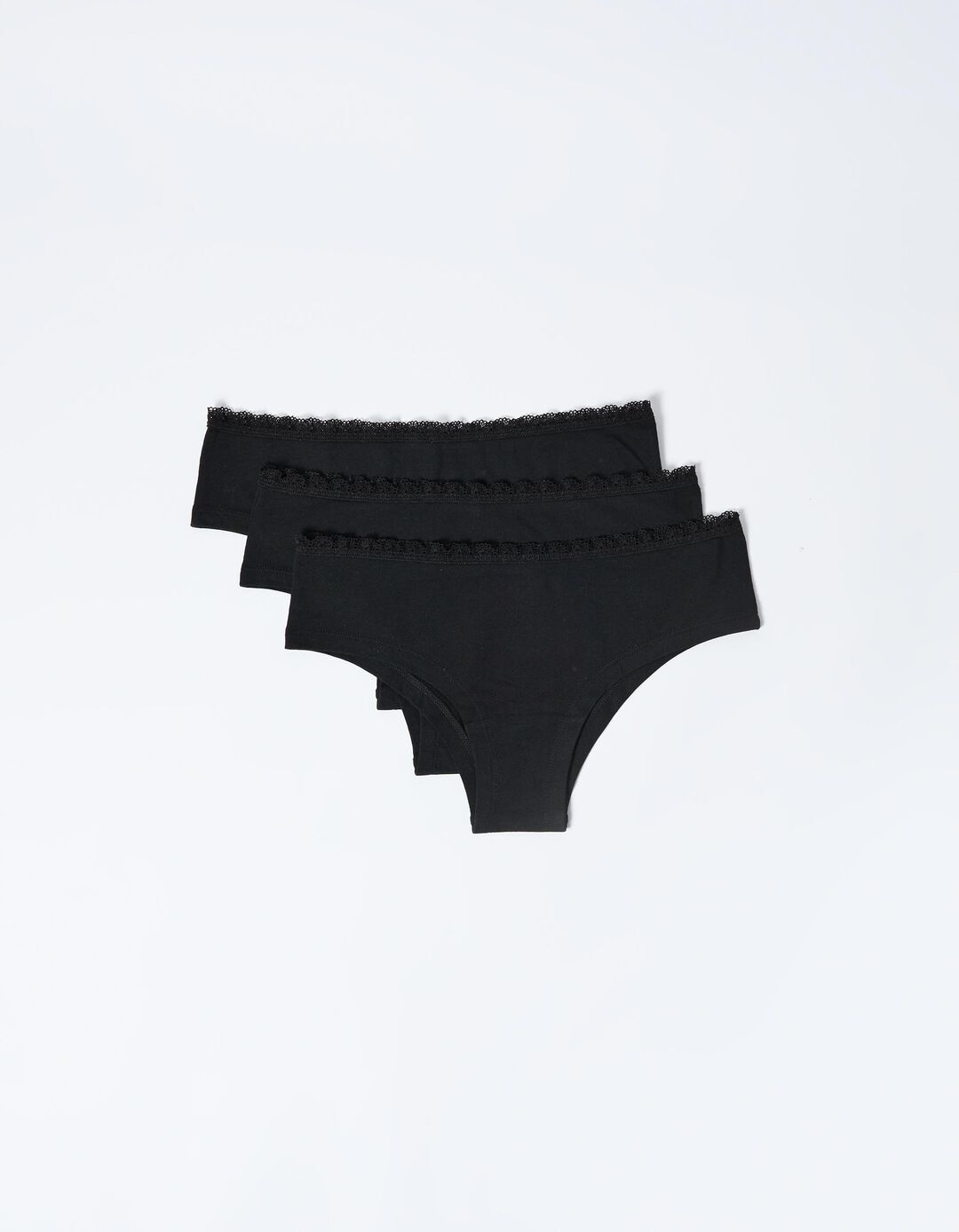 Pack 3 Cuecas, Mulher, Preto