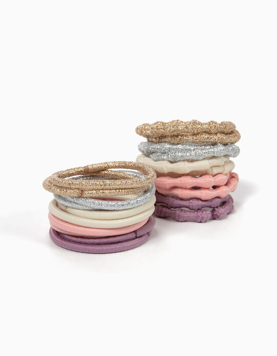 Pack 20 El&aacute;sticos para Cabelo Lisos e Brilhantes