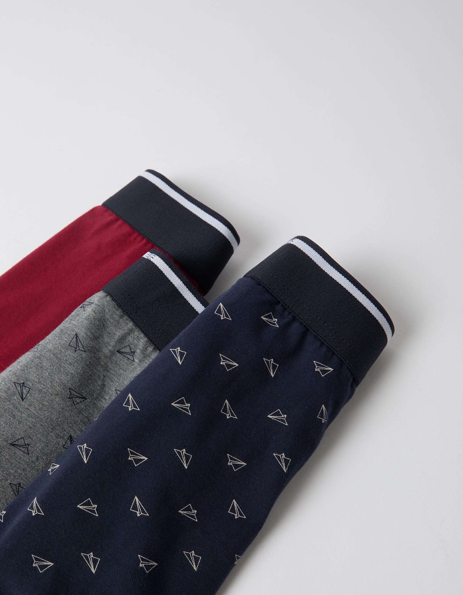 Comprar Online Pack 3 Boxers, Homem, Vermelho Escuro