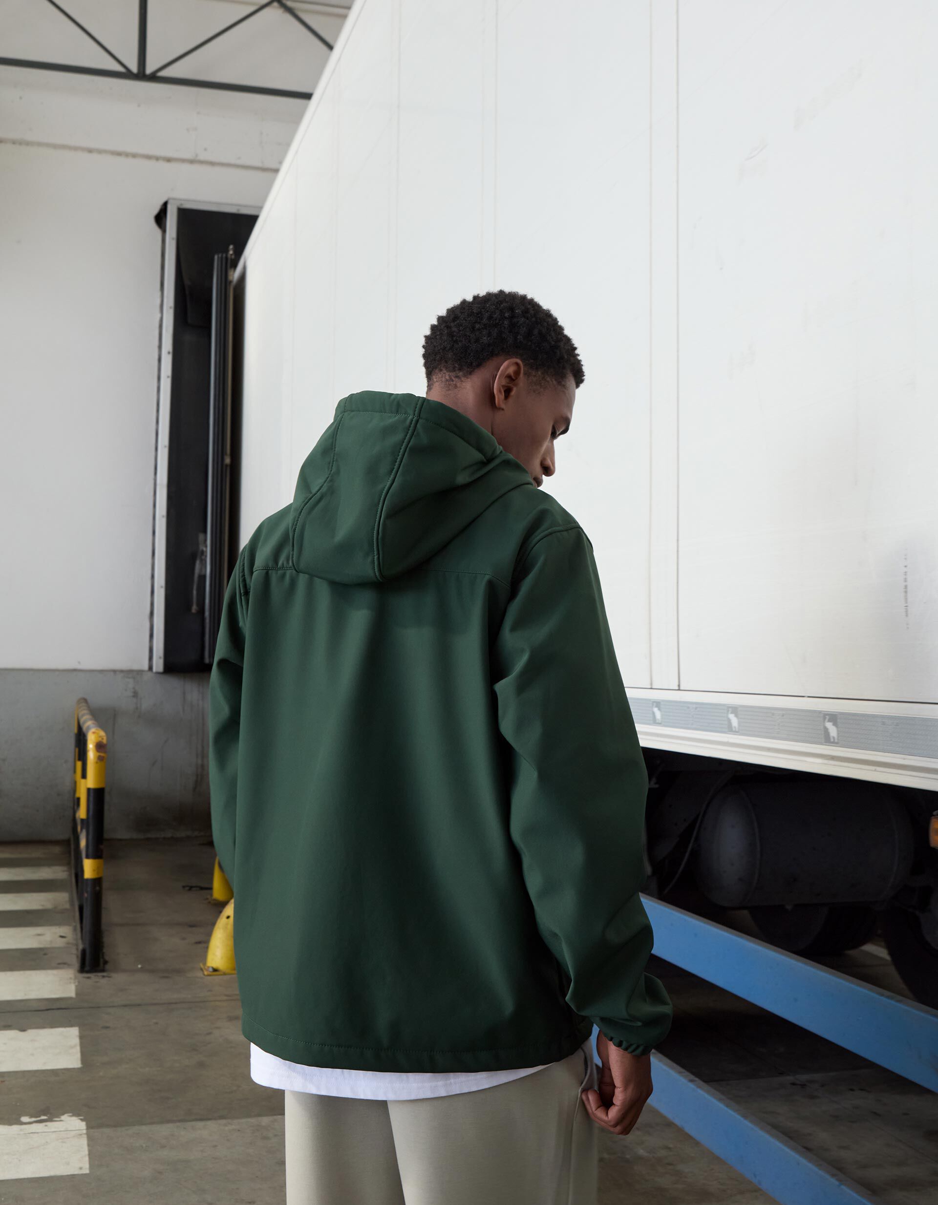 Comprar Online Parka com Capuz, Homem, Verde