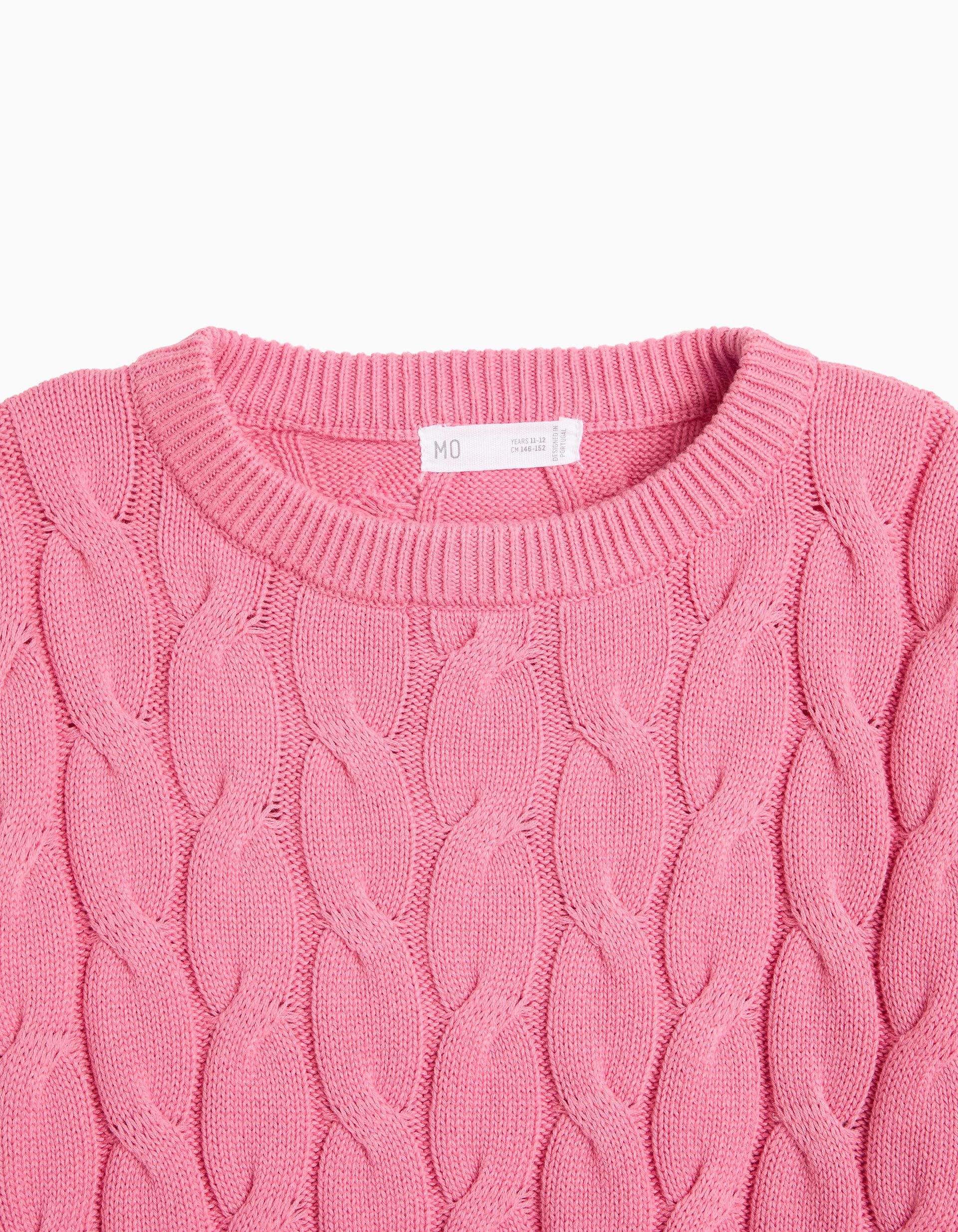 Comprar Online Camisola De Malha, Menina, Rosa
