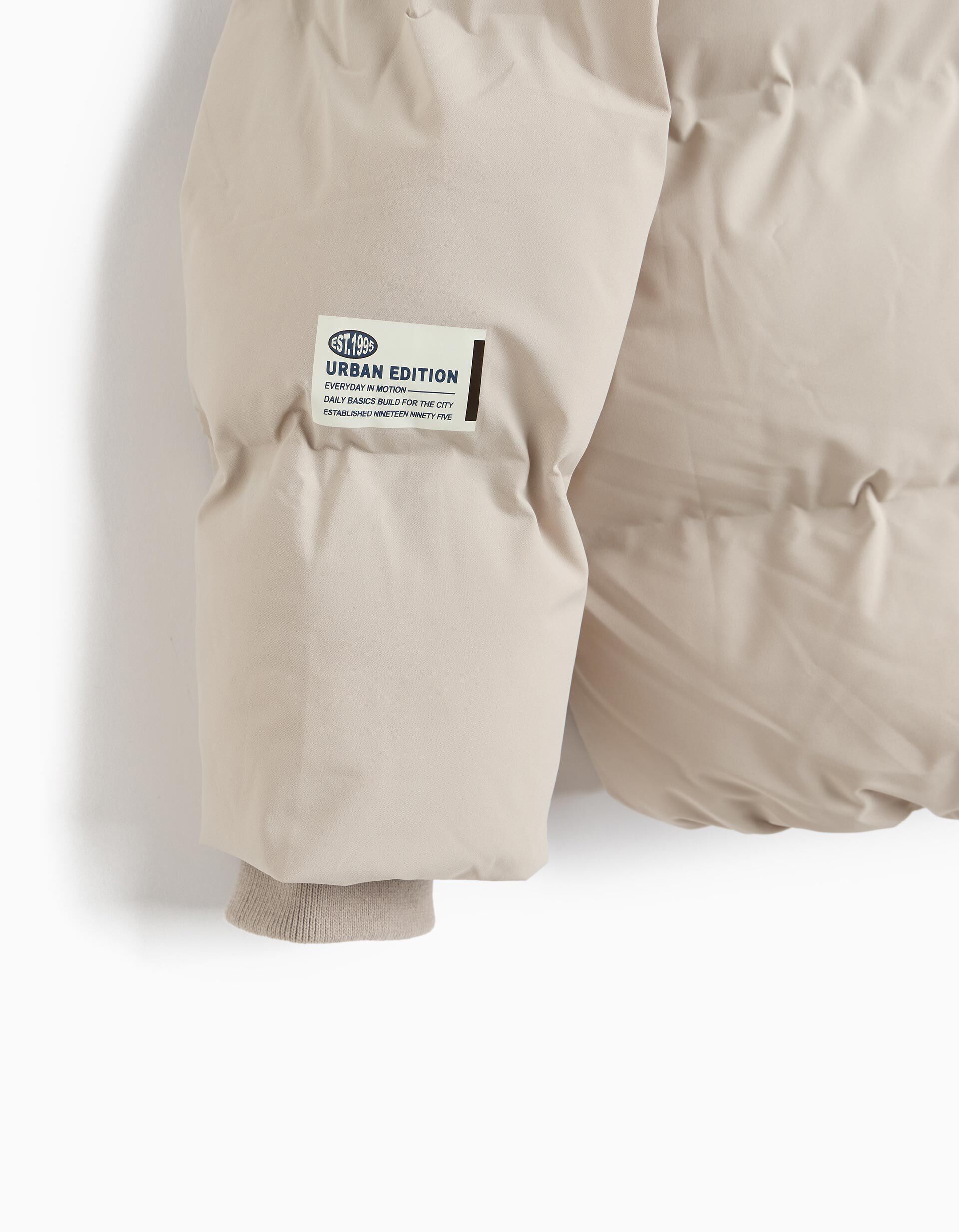 Comprar Online Casaco Acolchoado Com Capuz, Menino, Bege