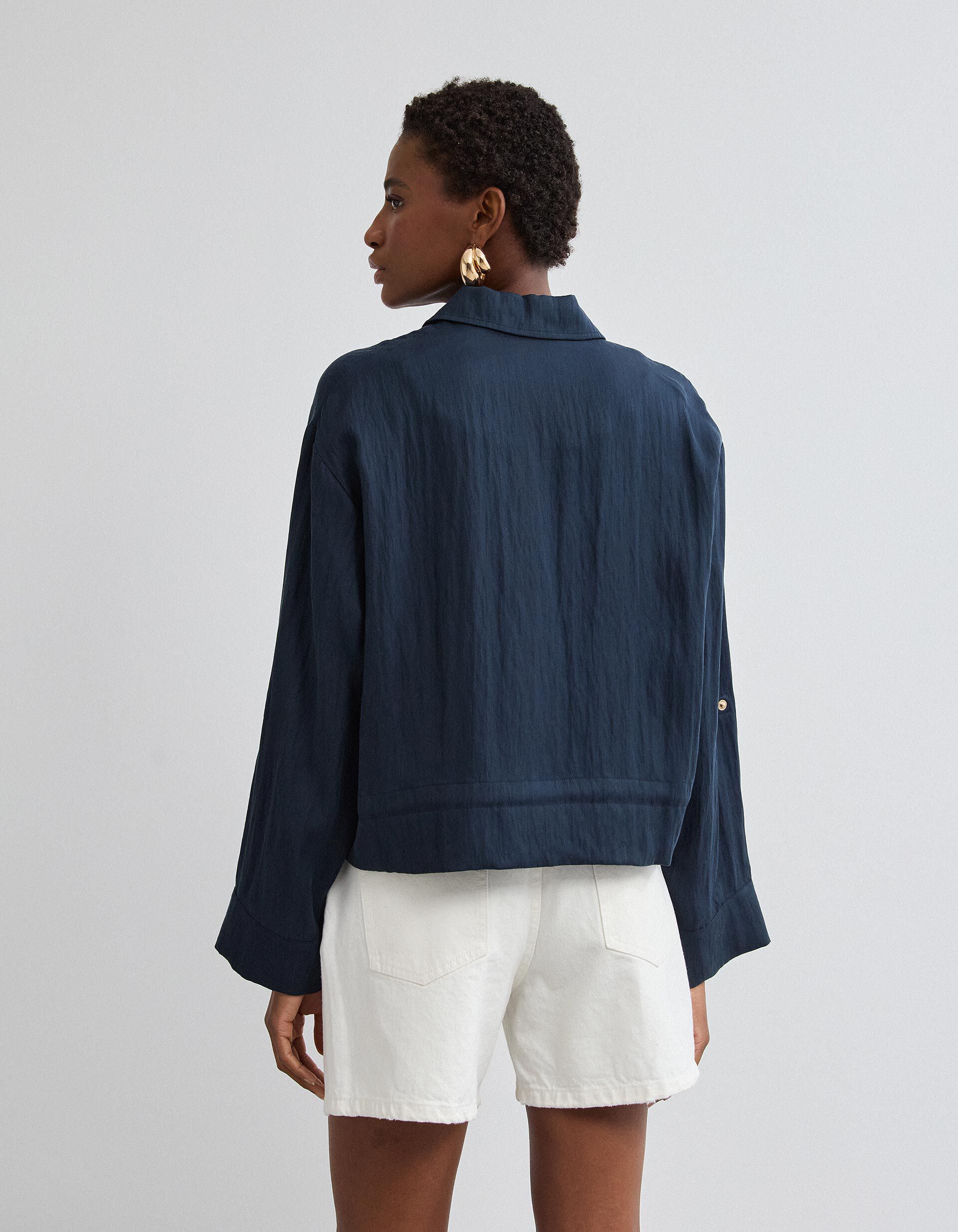 Comprar Online Camisa, Mulher, Azul Escuro