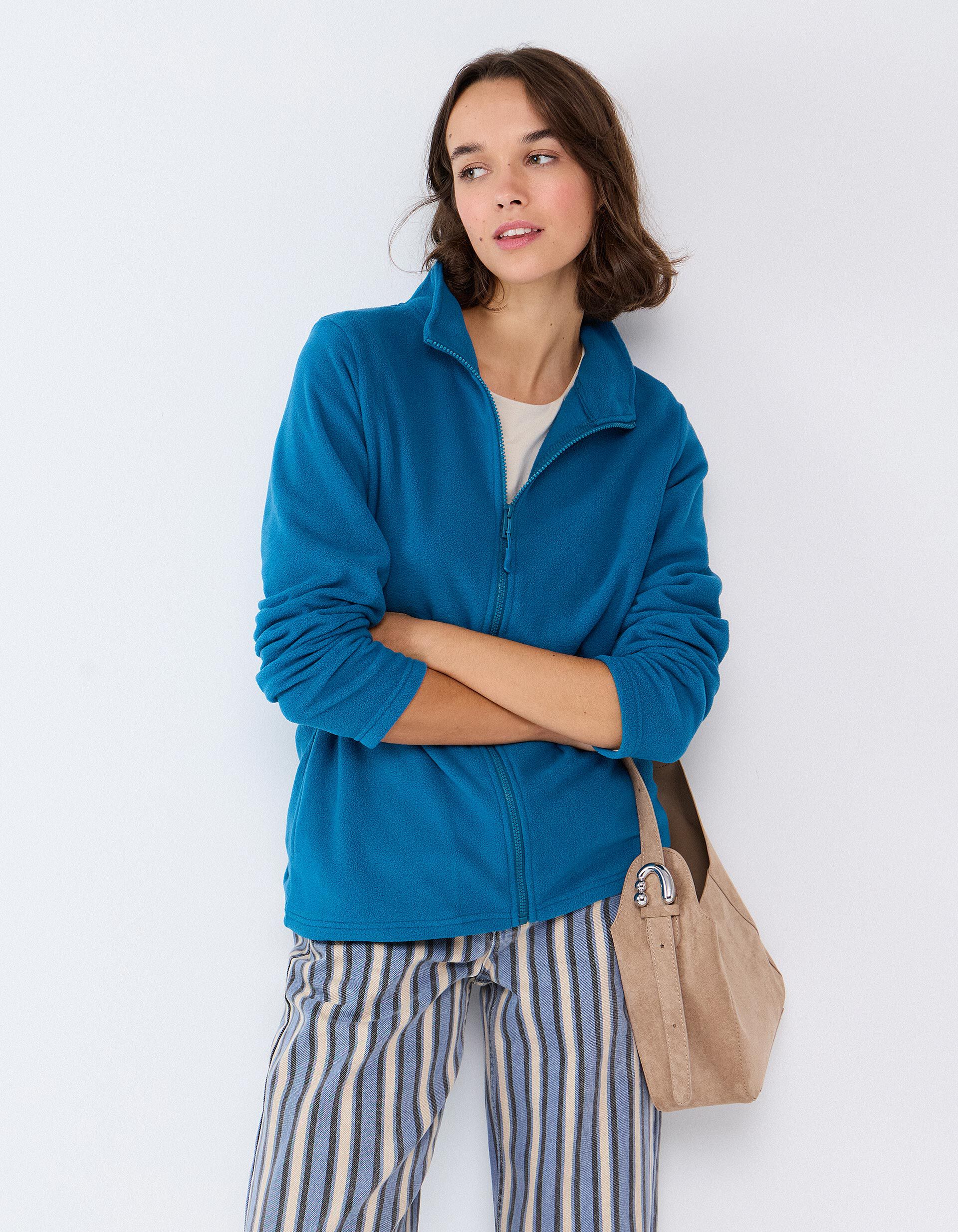 Comprar Online Casaco Polar, Mulher, Azul