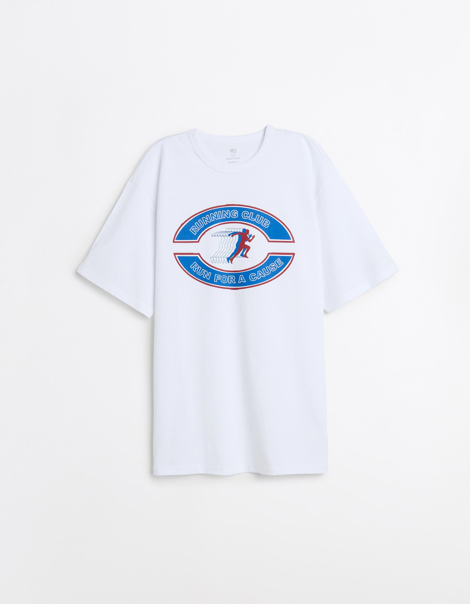 Comprar Online T-shirt Heavy Jersey Estampada, Homem, Branco