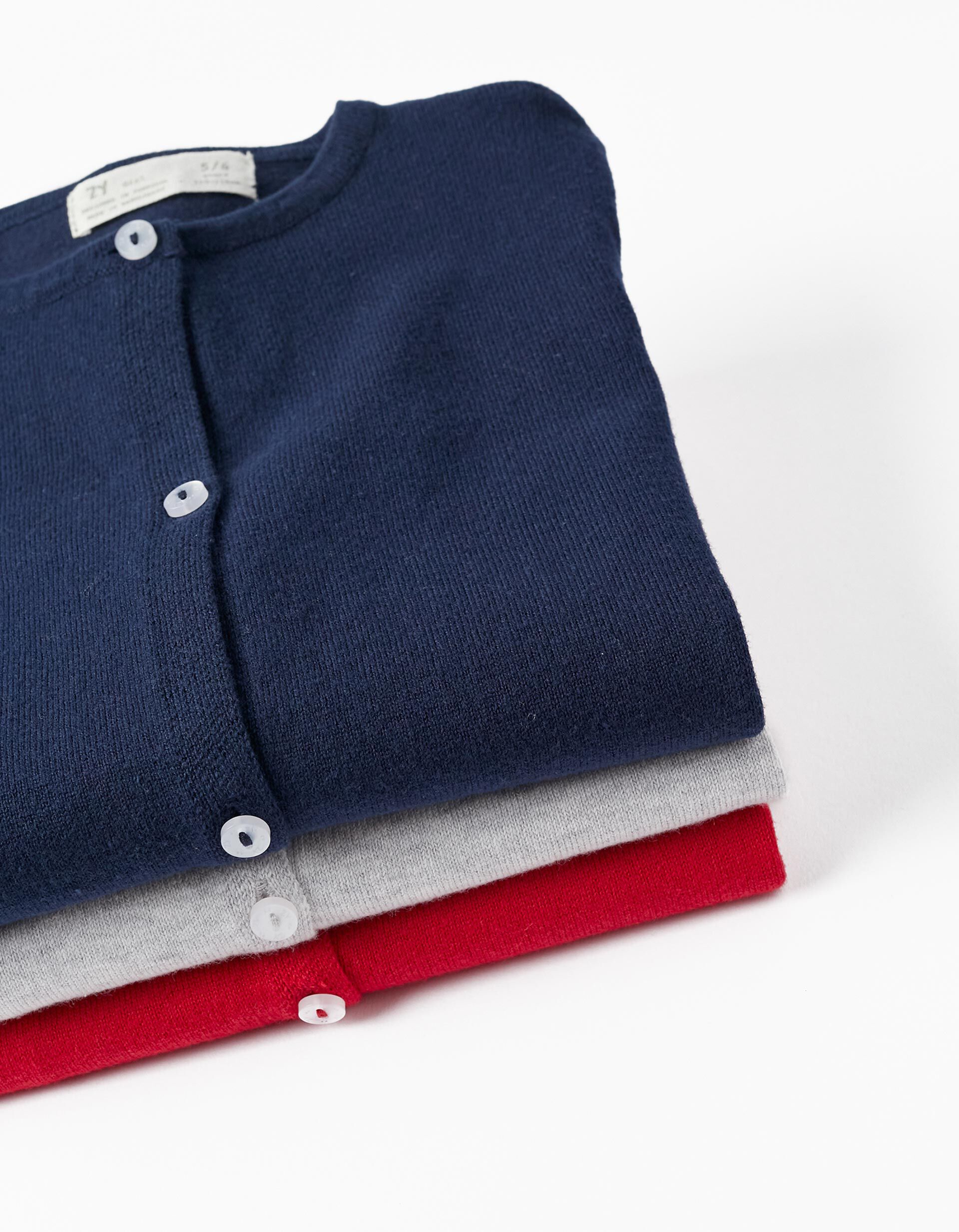 Comprar Online Cardigan in Cotton for Girls, Dark Blue