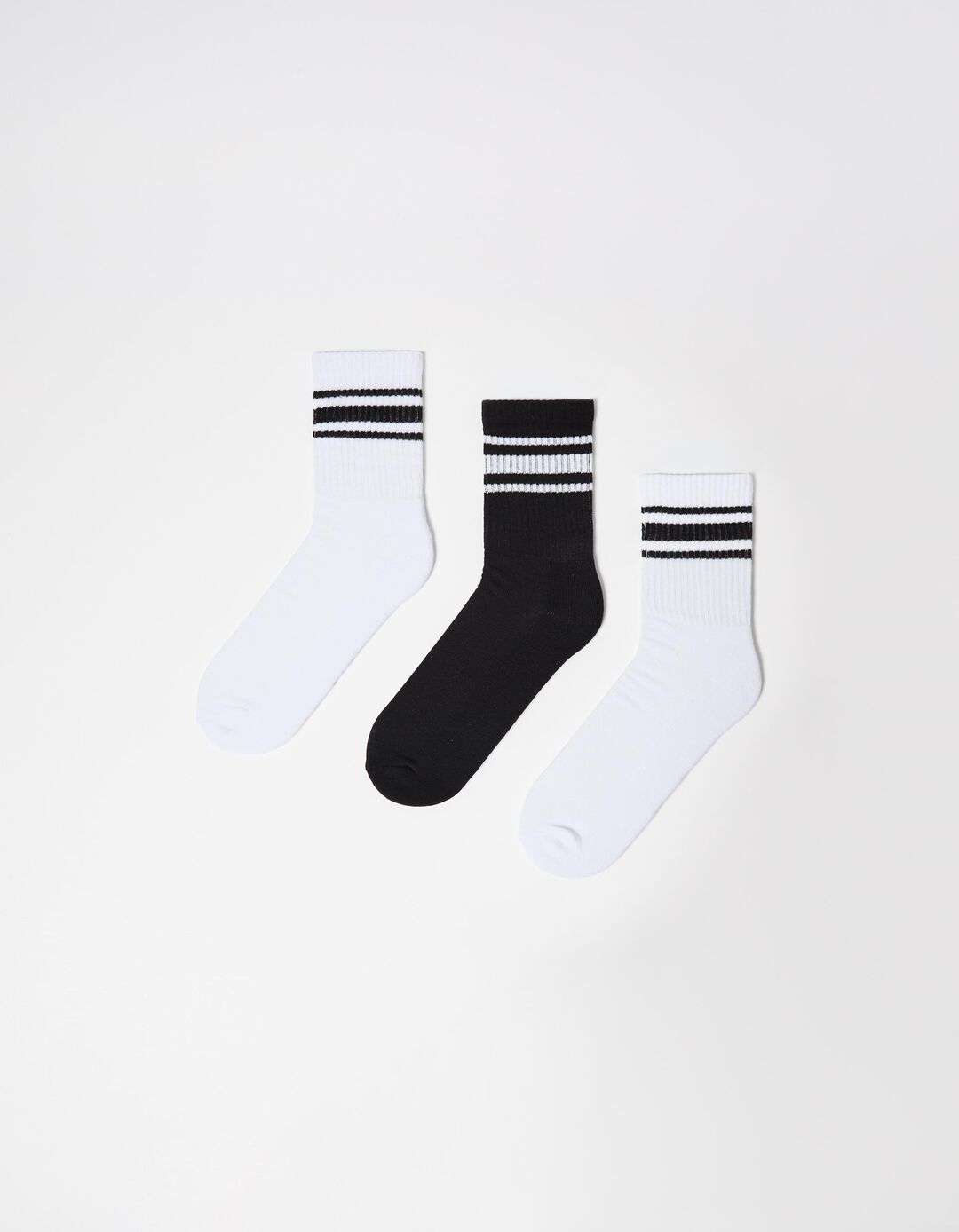 Pack 3 Meias Desportivas, Homem, Branco