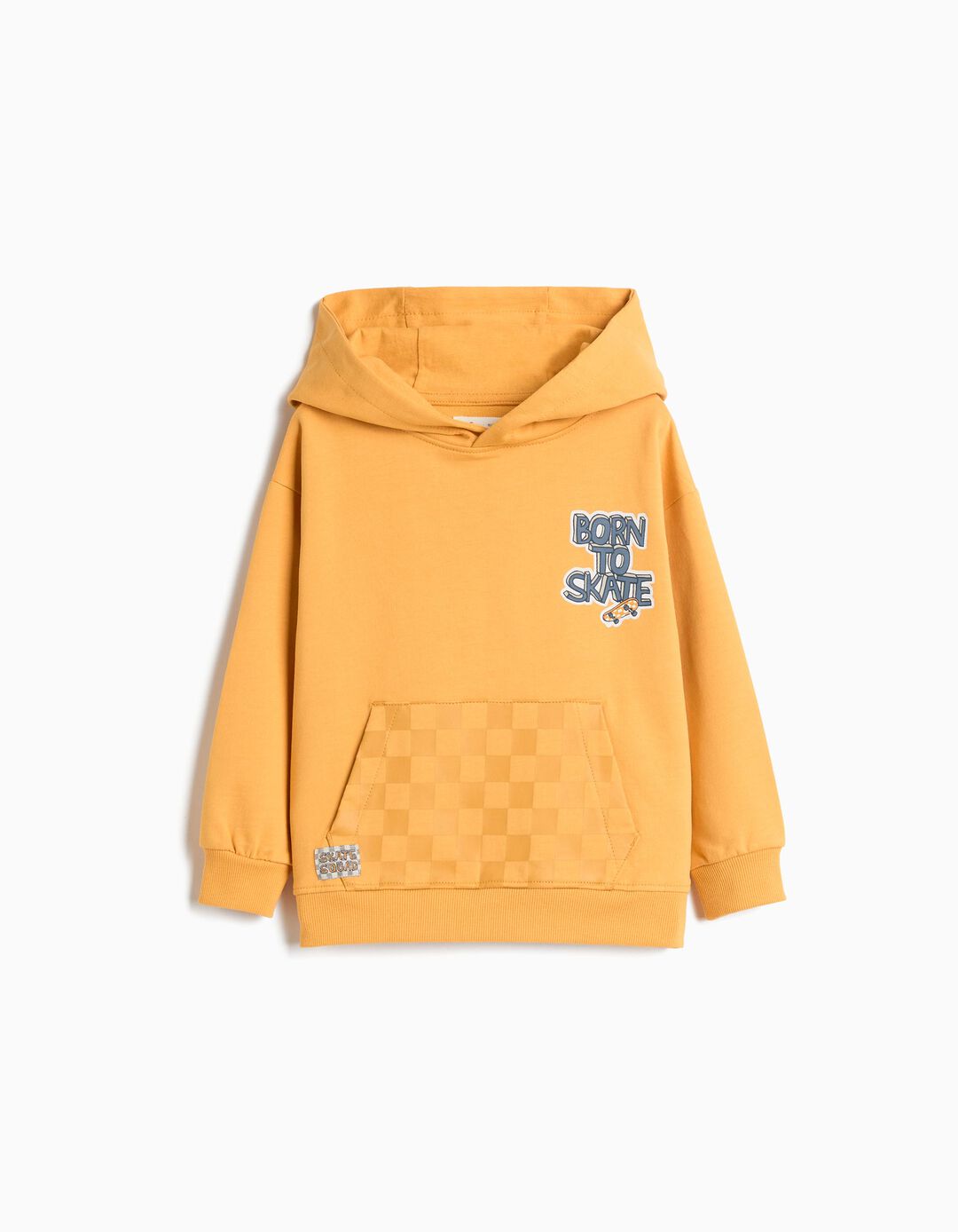 Sweatshirt Com Estampado, Menino, Amarelo Escuro