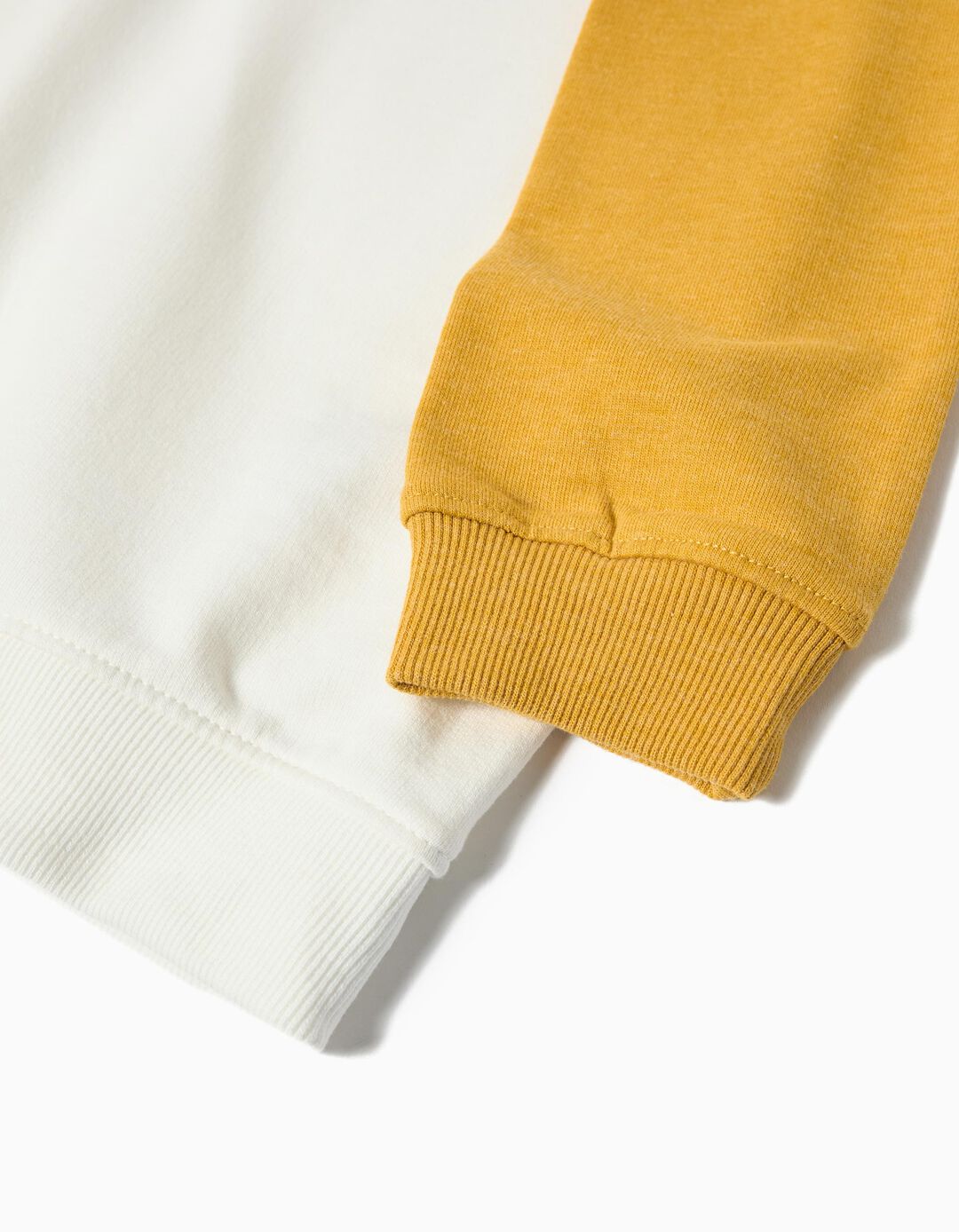 Sweatshirt de Felpa, Menino, Amarelo