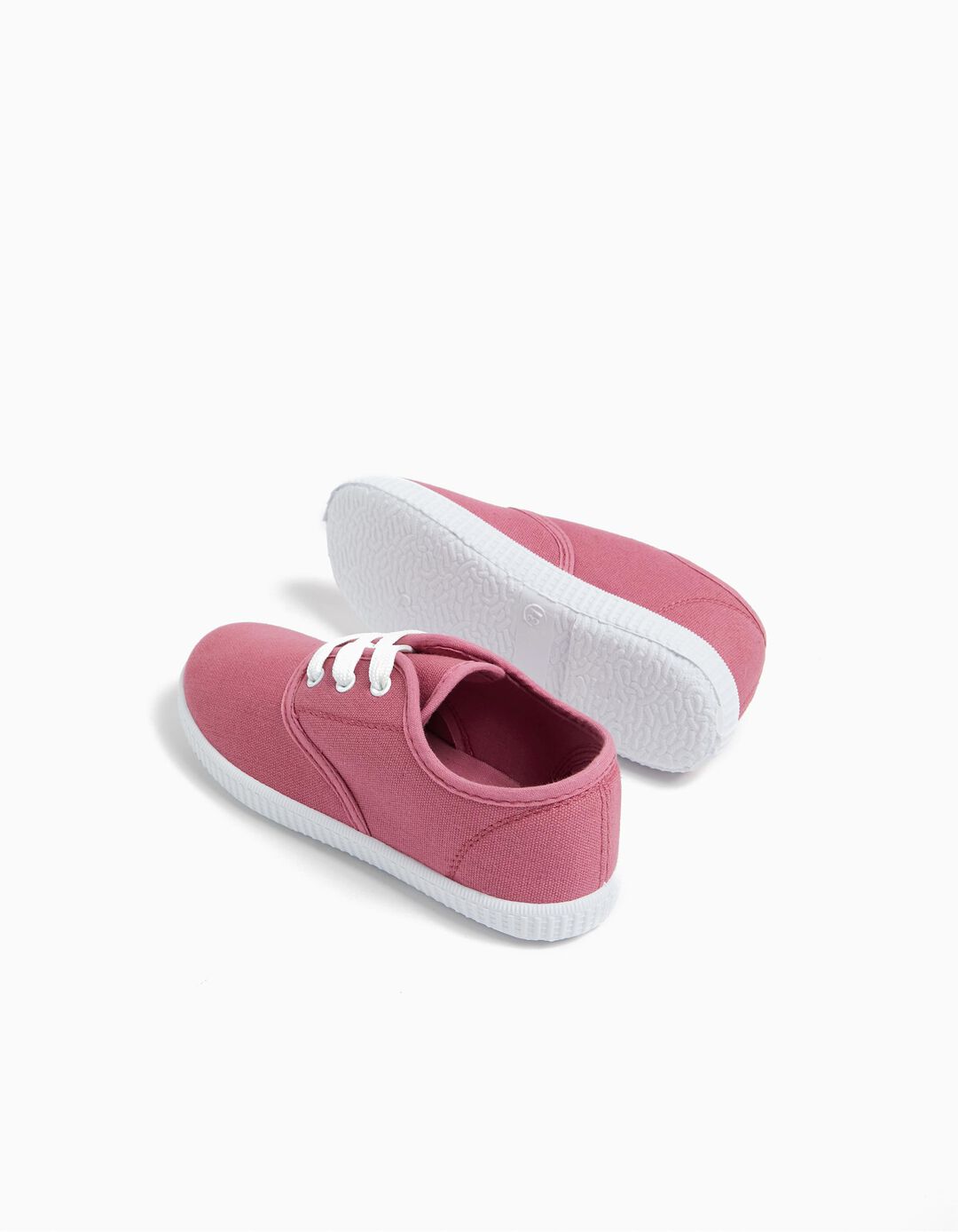 Canvas Sneakers, Girl, Pink