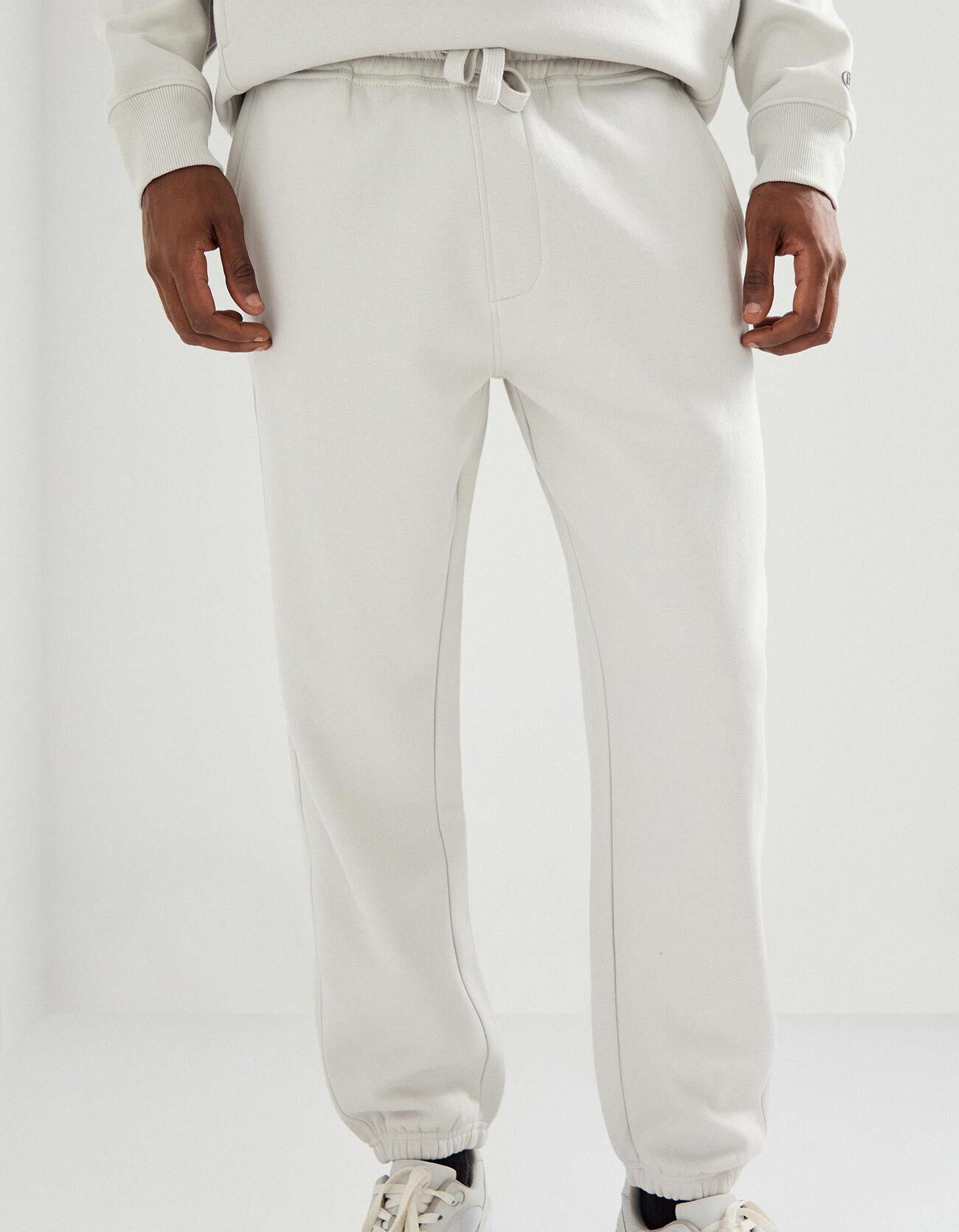 Comprar Online Cal&ccedil;as Jogging de Felpa, Homem, Cinzento Claro