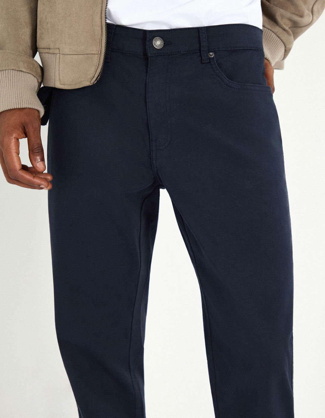 Calças 'Slim Fit', Homem, Azul Escuro